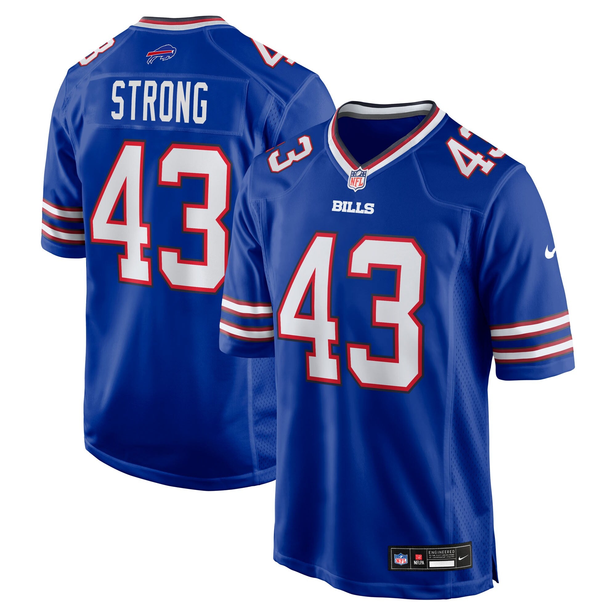 Dorian Strong Buffalo Bills Nike Team Game Jersey -  Royal