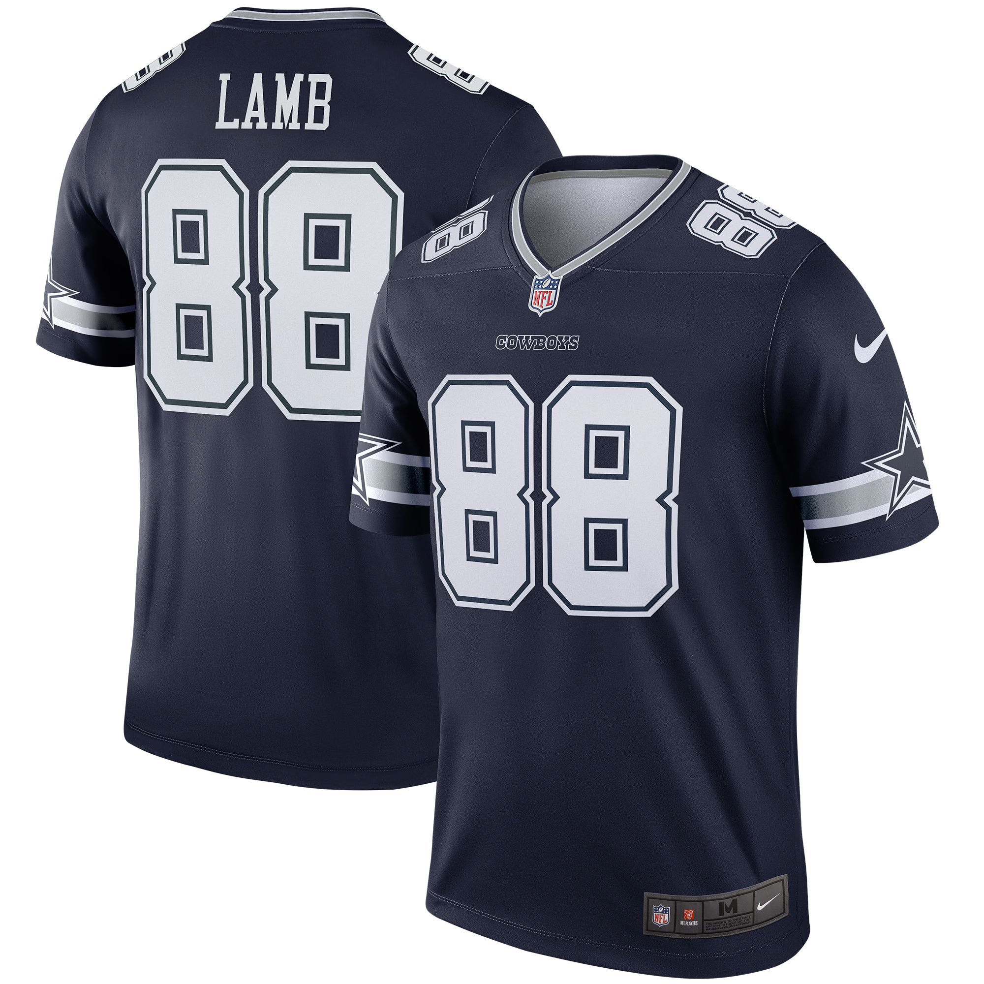 CeeDee Lamb Dallas Cowboys Nike Legend Player Performance Top - Navy