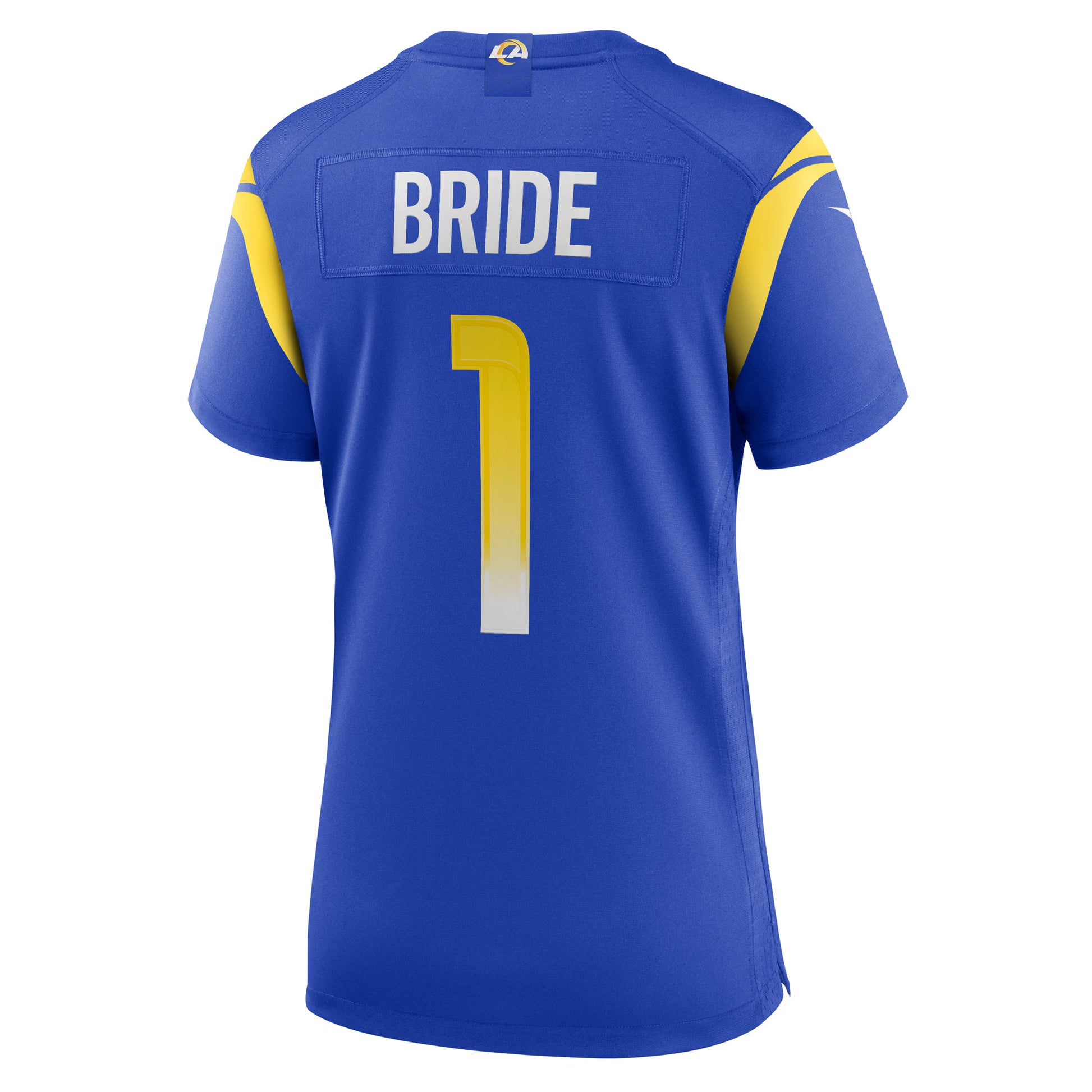 Number 1 Bride Los Angeles Rams Nike Women's Game Jersey - Royal