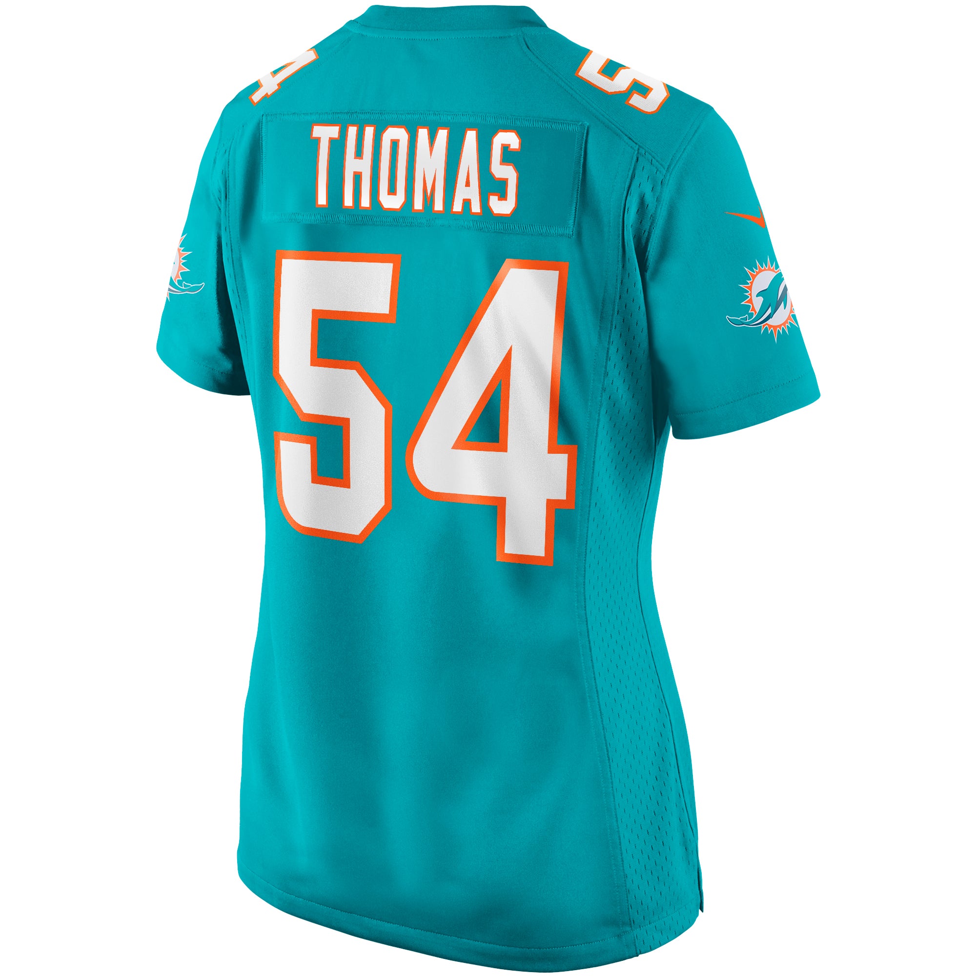 Zach Thomas Miami Dolphins Nike Women's Game Retired Player Jersey - Aqua