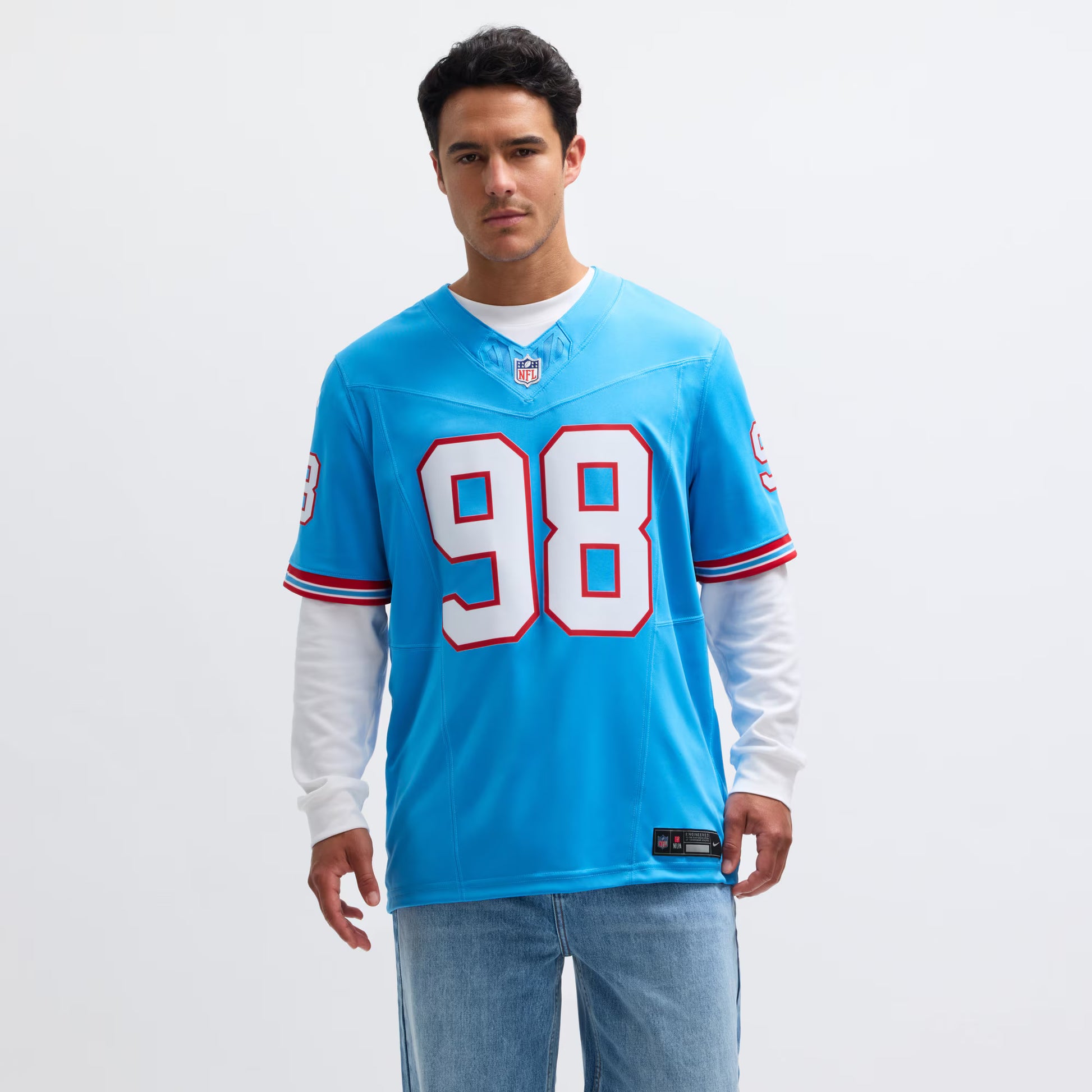 Jeffery Simmons Tennessee Titans Nike Vapor F.U.S.E. Limited Jersey - Light Blue