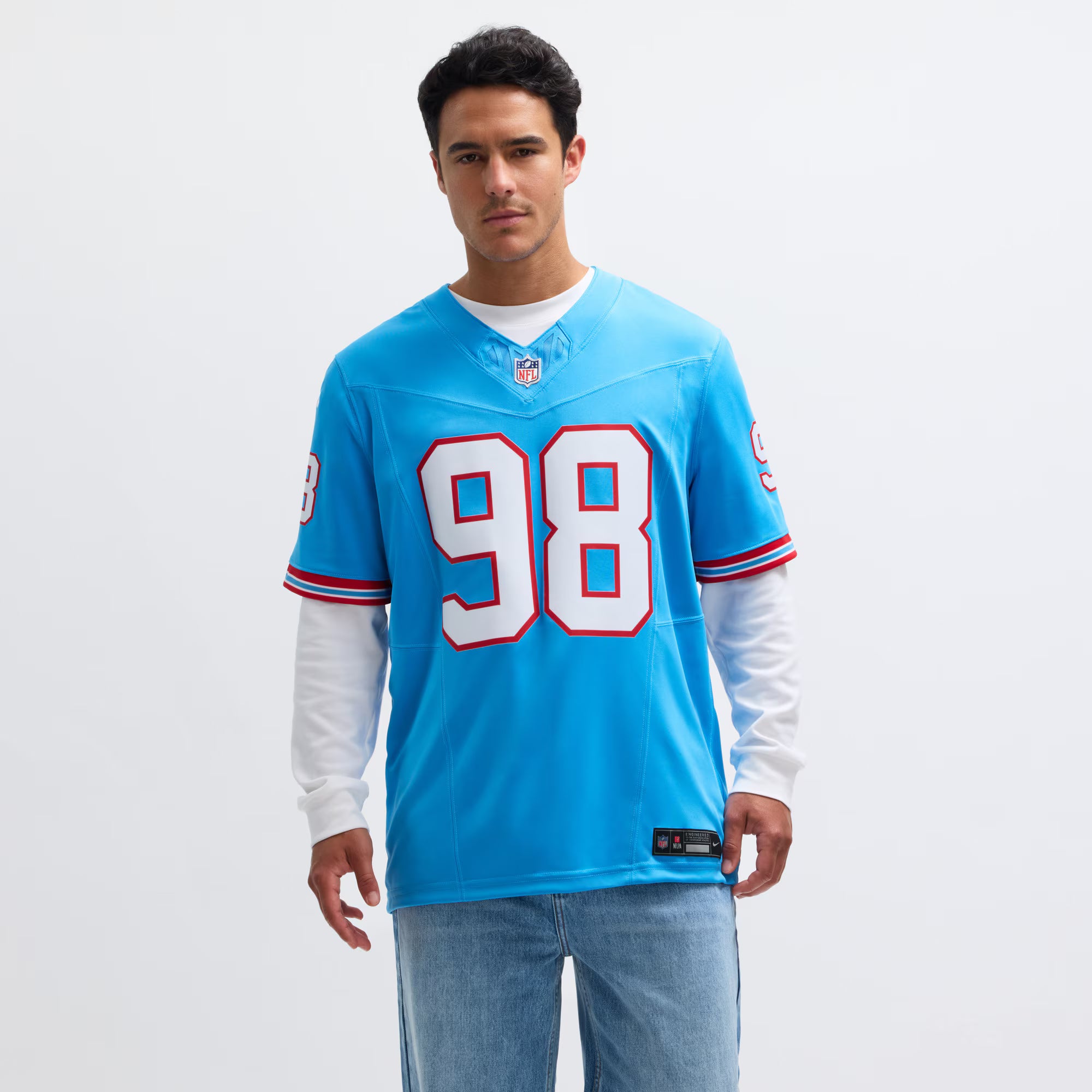 Jeffery Simmons Tennessee Titans Nike Vapor F.U.S.E. Limited Jersey - Light Blue