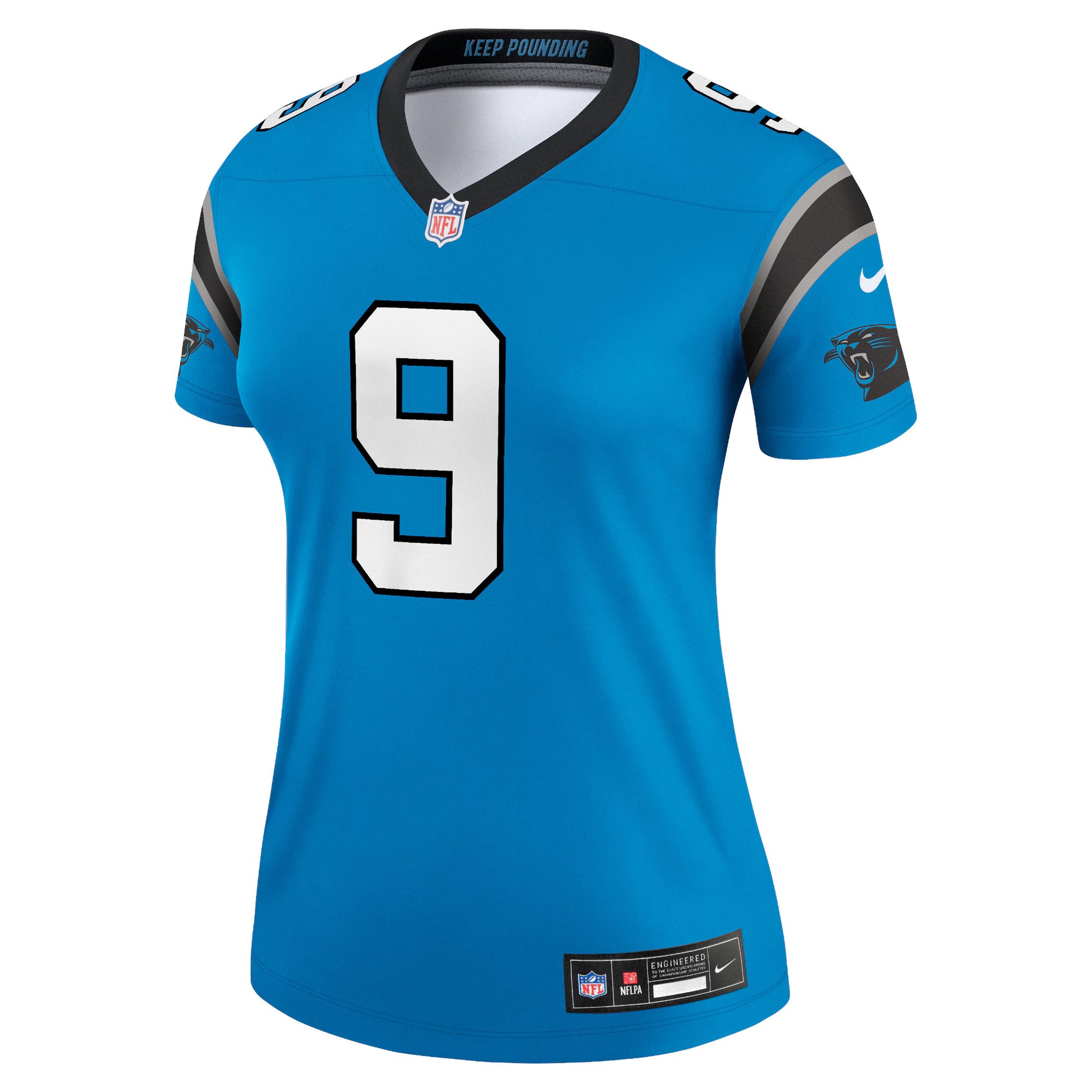 Bryce Young Carolina Panthers Nike Women's Alternate Legend Player Performance Top -  Blue