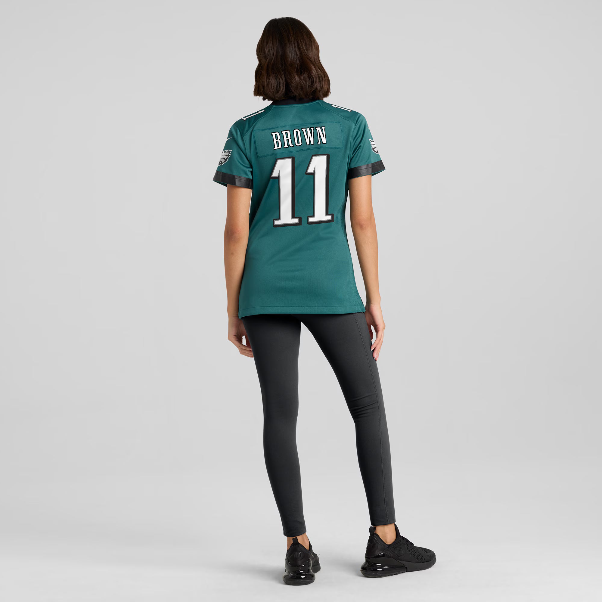 A.J. Brown Philadelphia Eagles Nike Women's Team Game Jersey - Midnight Green