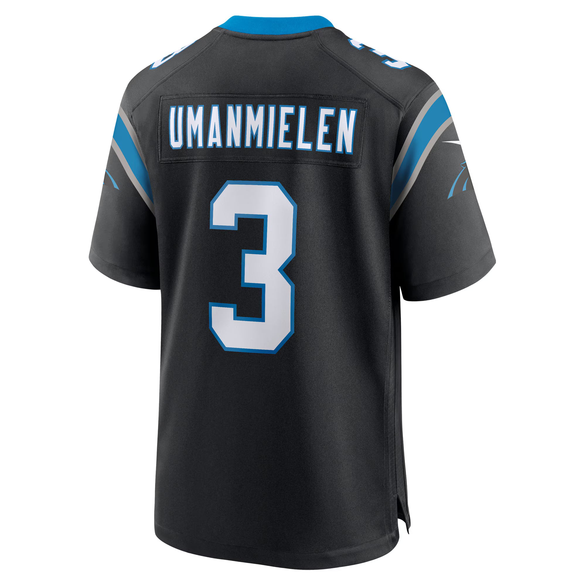 Princely Umanmielen Carolina Panthers Nike Team Game Jersey -  Black