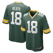 Malik Heath Green Bay Packers Nike  Game Jersey -  Green