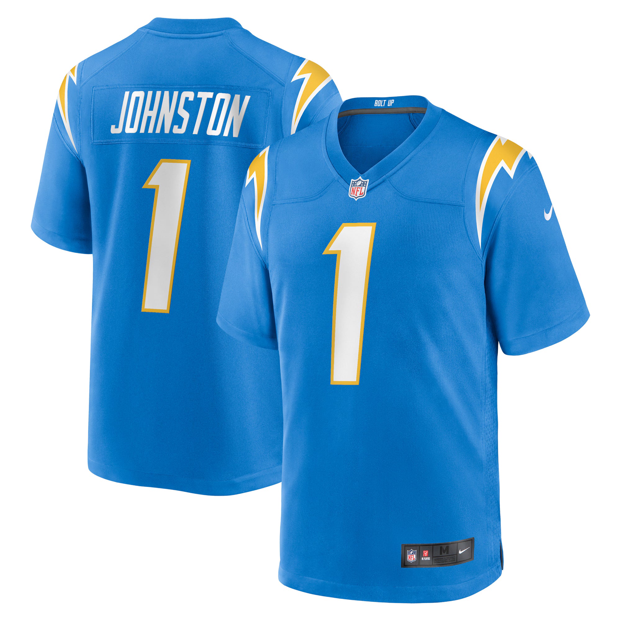Quentin Johnston Los Angeles Chargers Nike  Game Player Jersey - Powder Blue