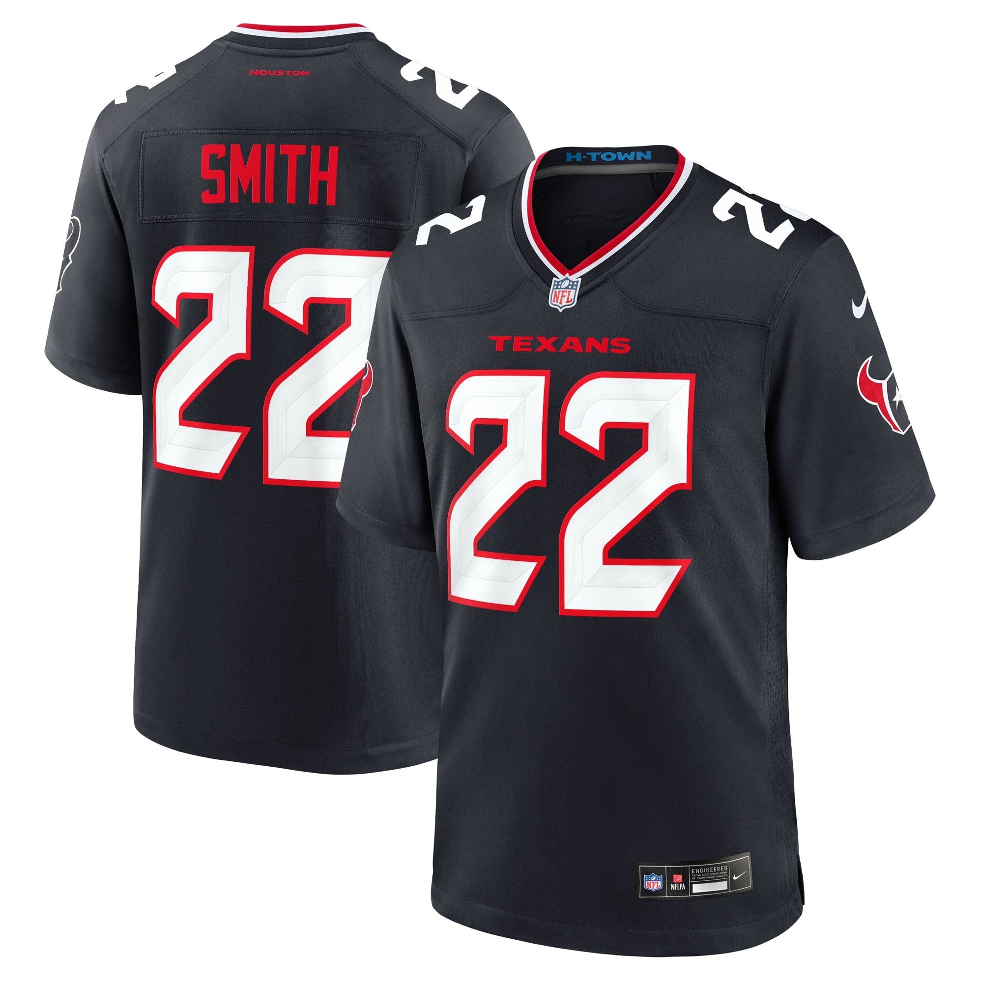 Jaylin Smith Houston Texans Nike Team Game Jersey -  Navy