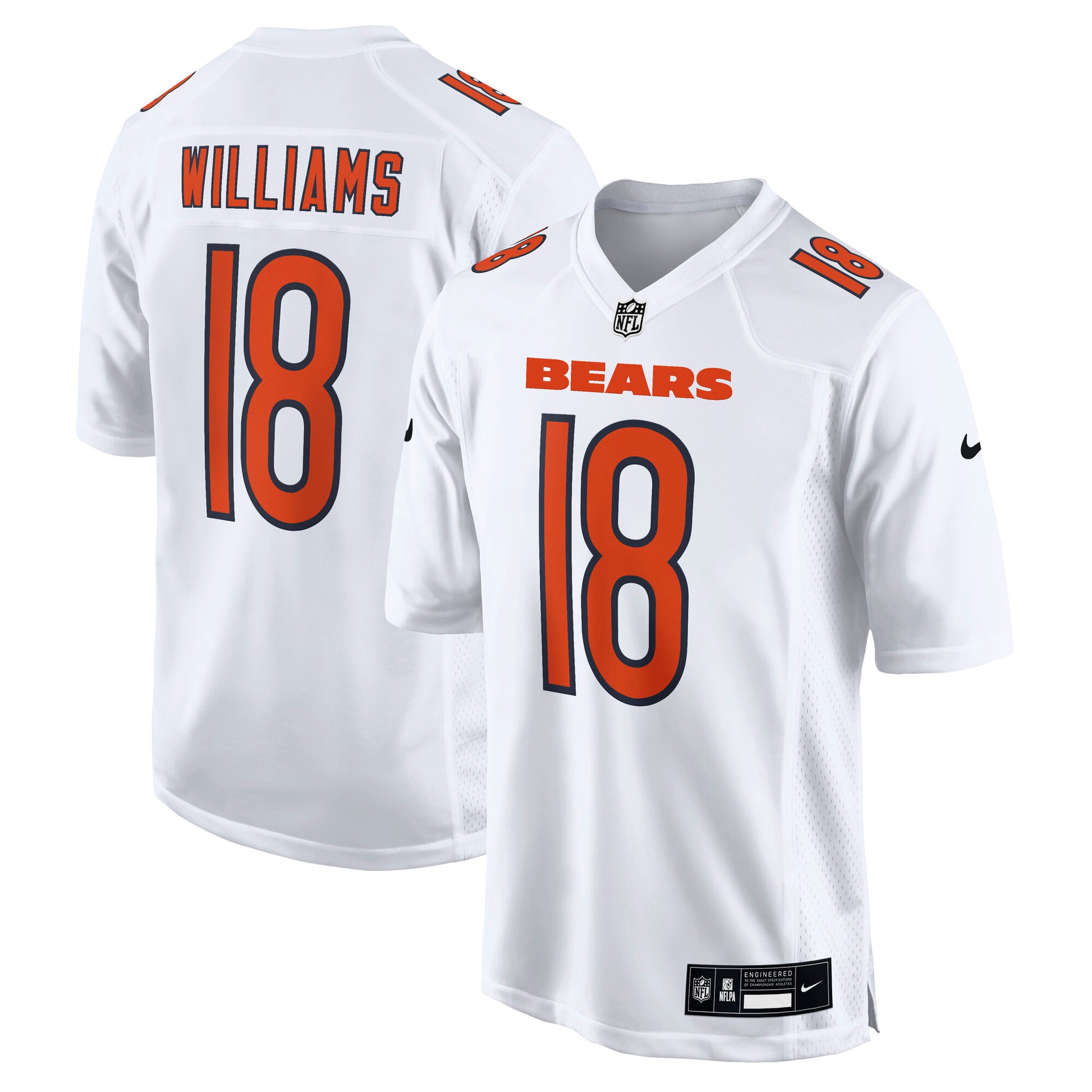 Caleb Williams Chicago Bears Nike Fashion Jersey - Tundra White