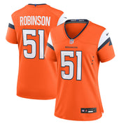 Que Robinson Denver Broncos Nike Women's Team Game Jersey -  Orange