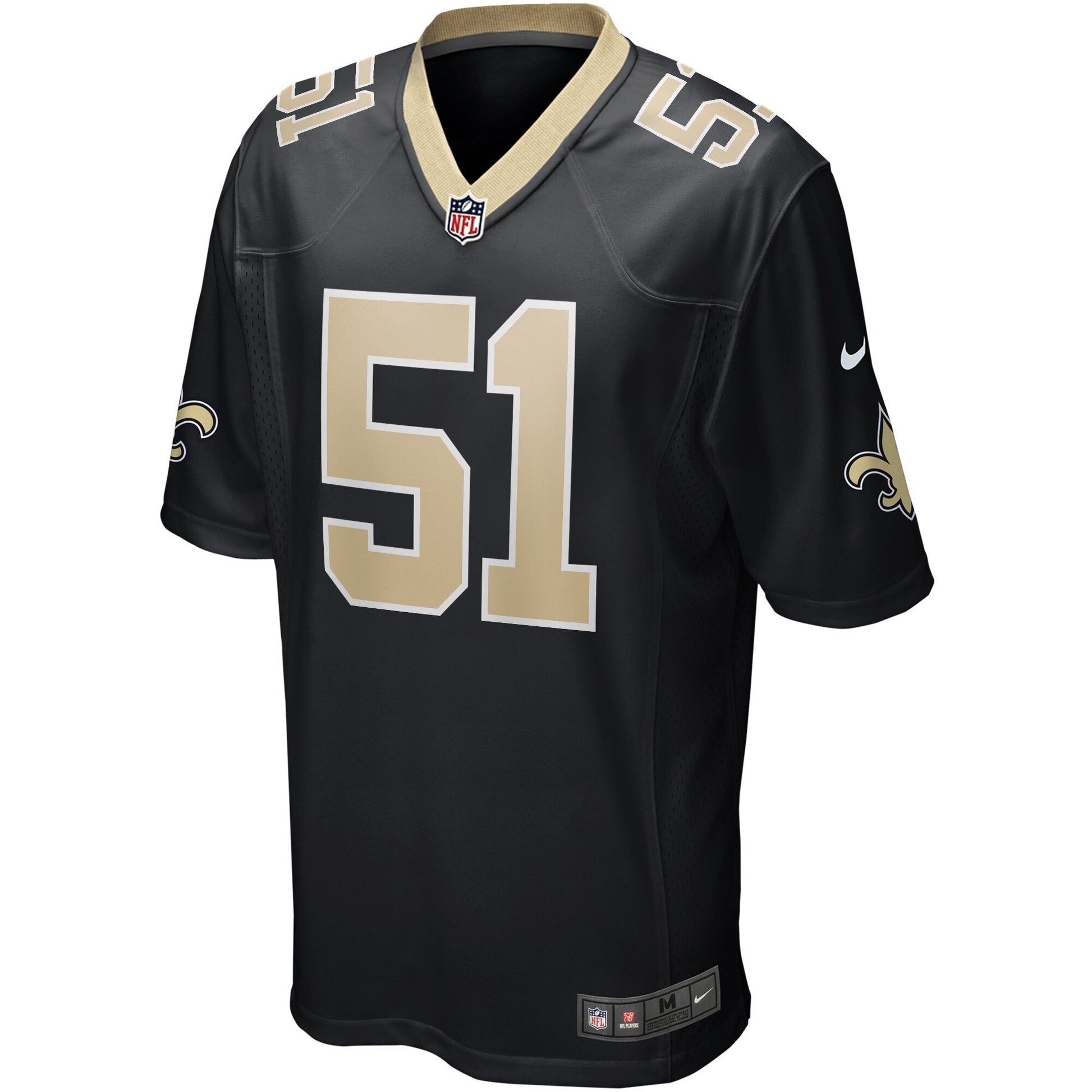 Cesar Ruiz New Orleans Saints Nike Player Game Jersey - Black