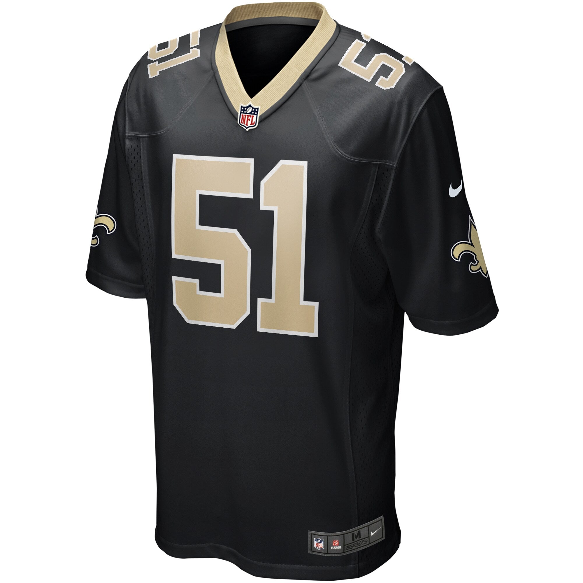 Cesar Ruiz New Orleans Saints Nike Player Game Jersey - Black