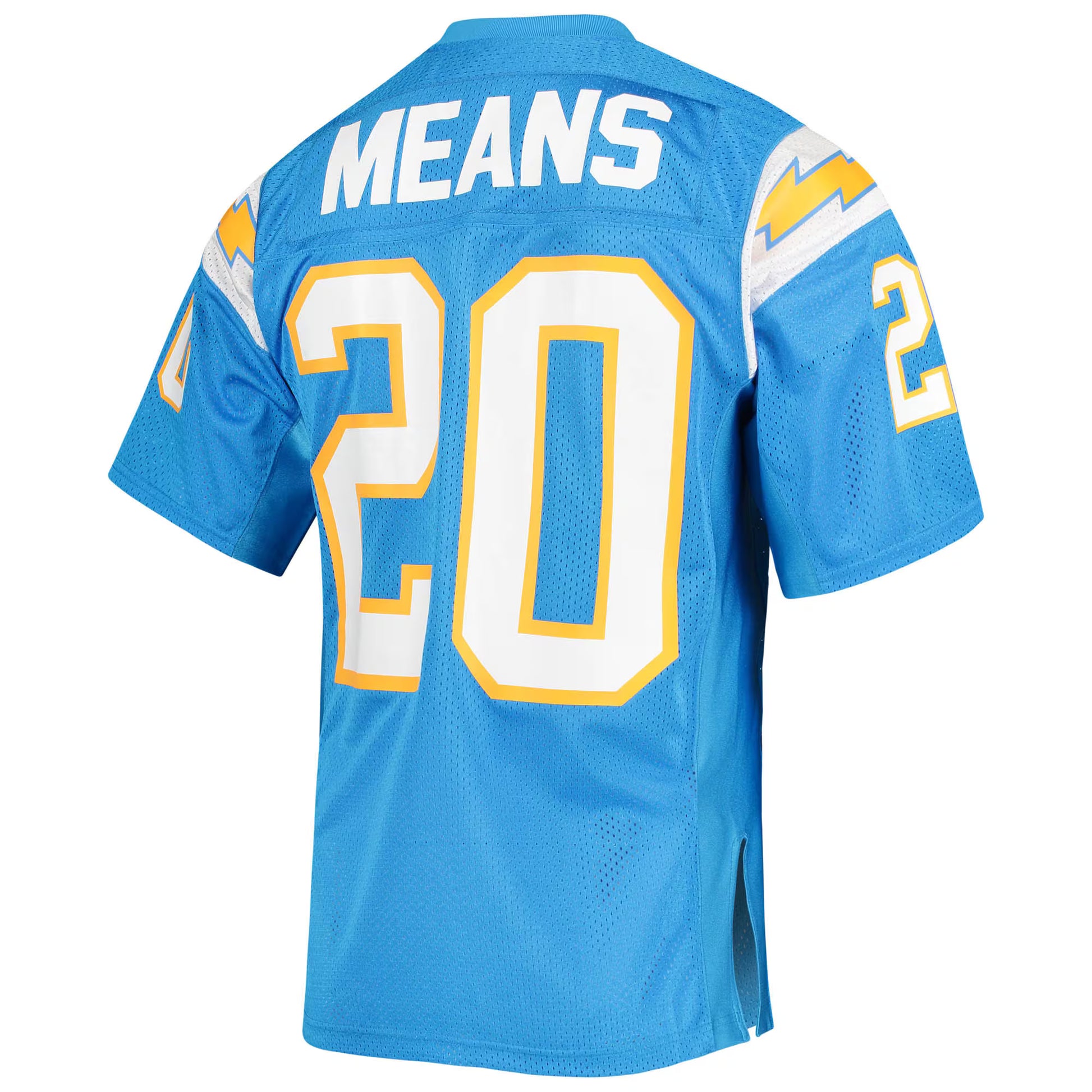 Natrone Means Los Angeles Chargers 1994 Mitchell &amp; Ness Authentic Throwback Retired Player Jersey - Powder Blue