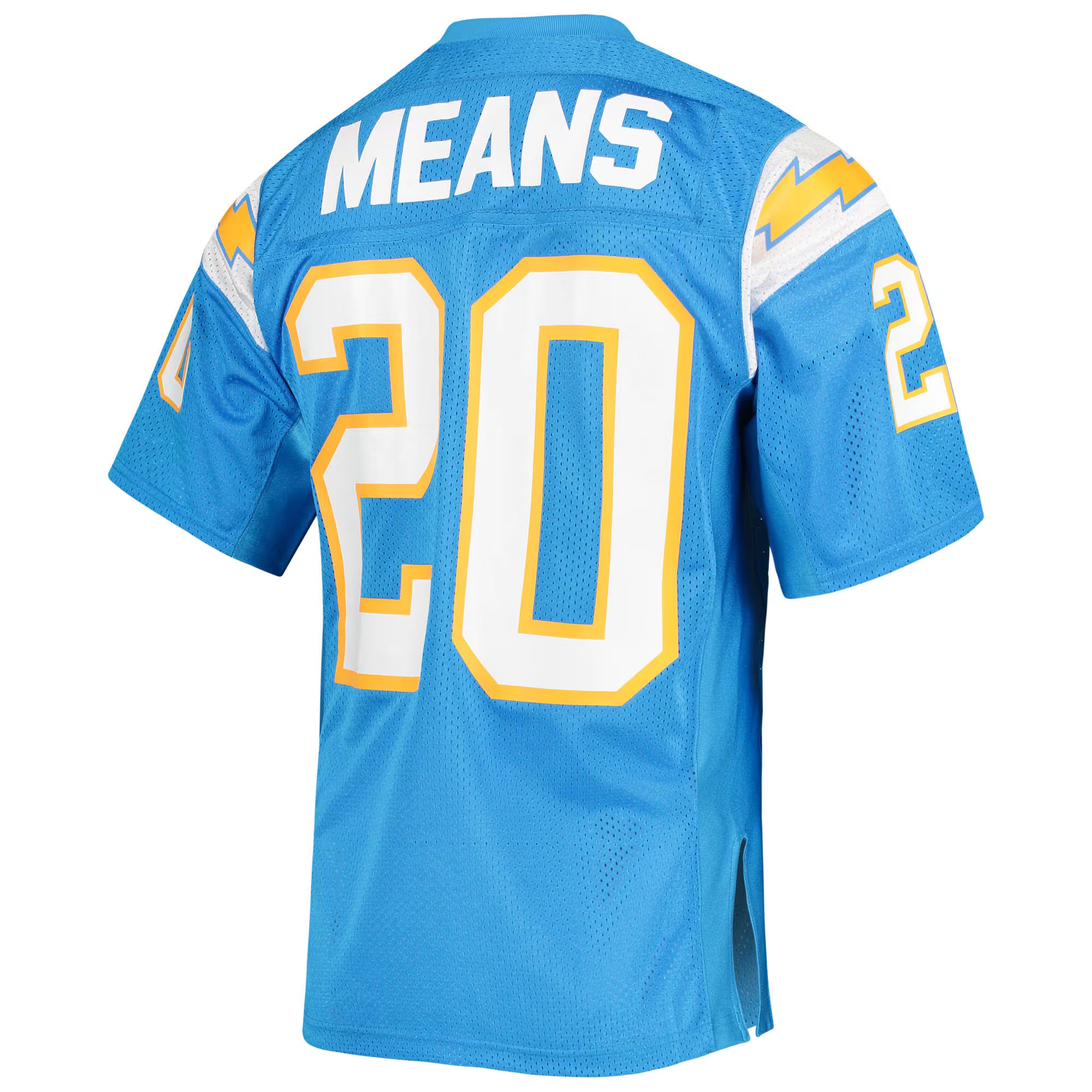 Natrone Means Los Angeles Chargers 1994 Mitchell &amp; Ness Authentic Throwback Retired Player Jersey - Powder Blue