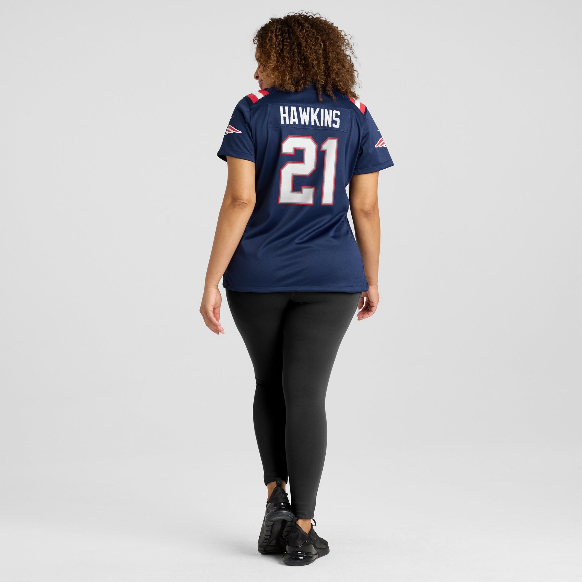 Jaylinn Hawkins New England Patriots Nike Women's Game Jersey - Navy
