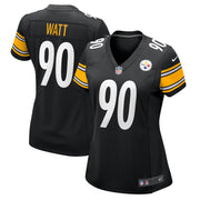 T.J. Watt Pittsburgh Steelers Nike Women's Team Game Jersey -  Black