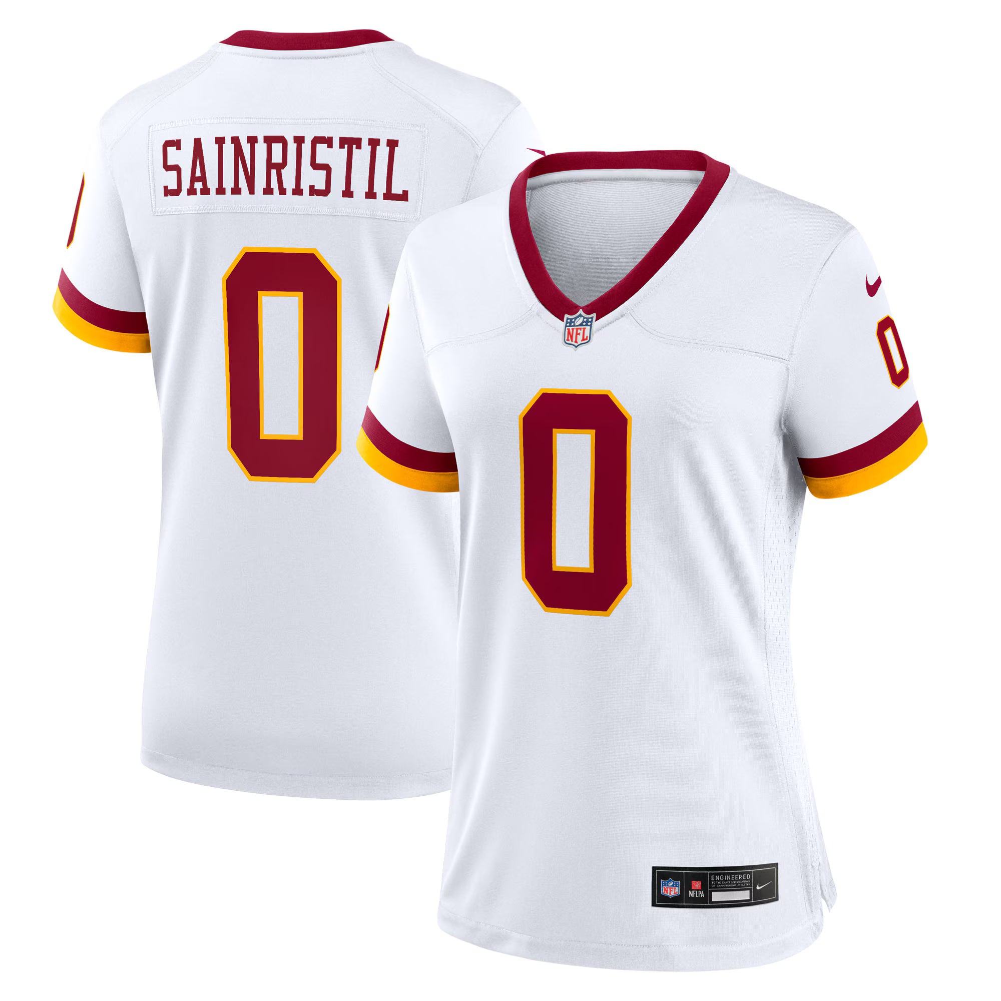 Mike Sainristil Washington Commanders Nike Women's Game Super Bowl Era Jersey - White