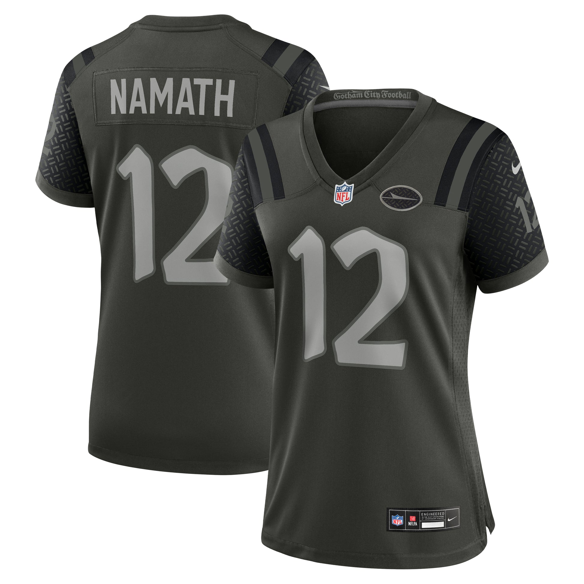 Joe Namath New York Jets Nike Women's 2025 Rivalries Collection Retired Player Game Jersey - Gotham Green