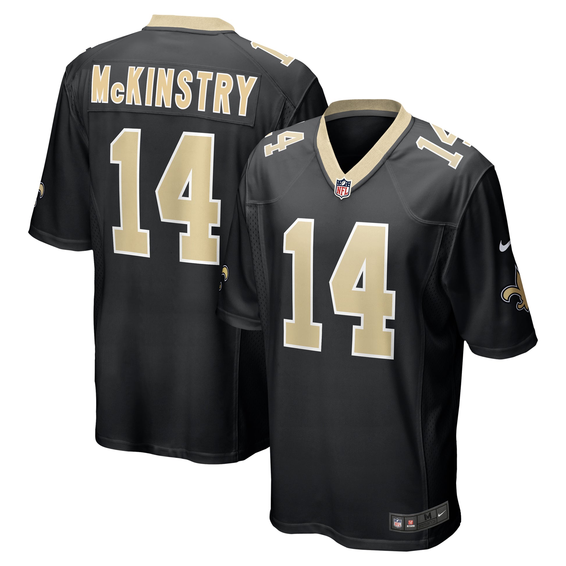 Ga'Quincy&nbsp;McKinstry&nbsp;New Orleans Saints Nike  Player Game Jersey - Black