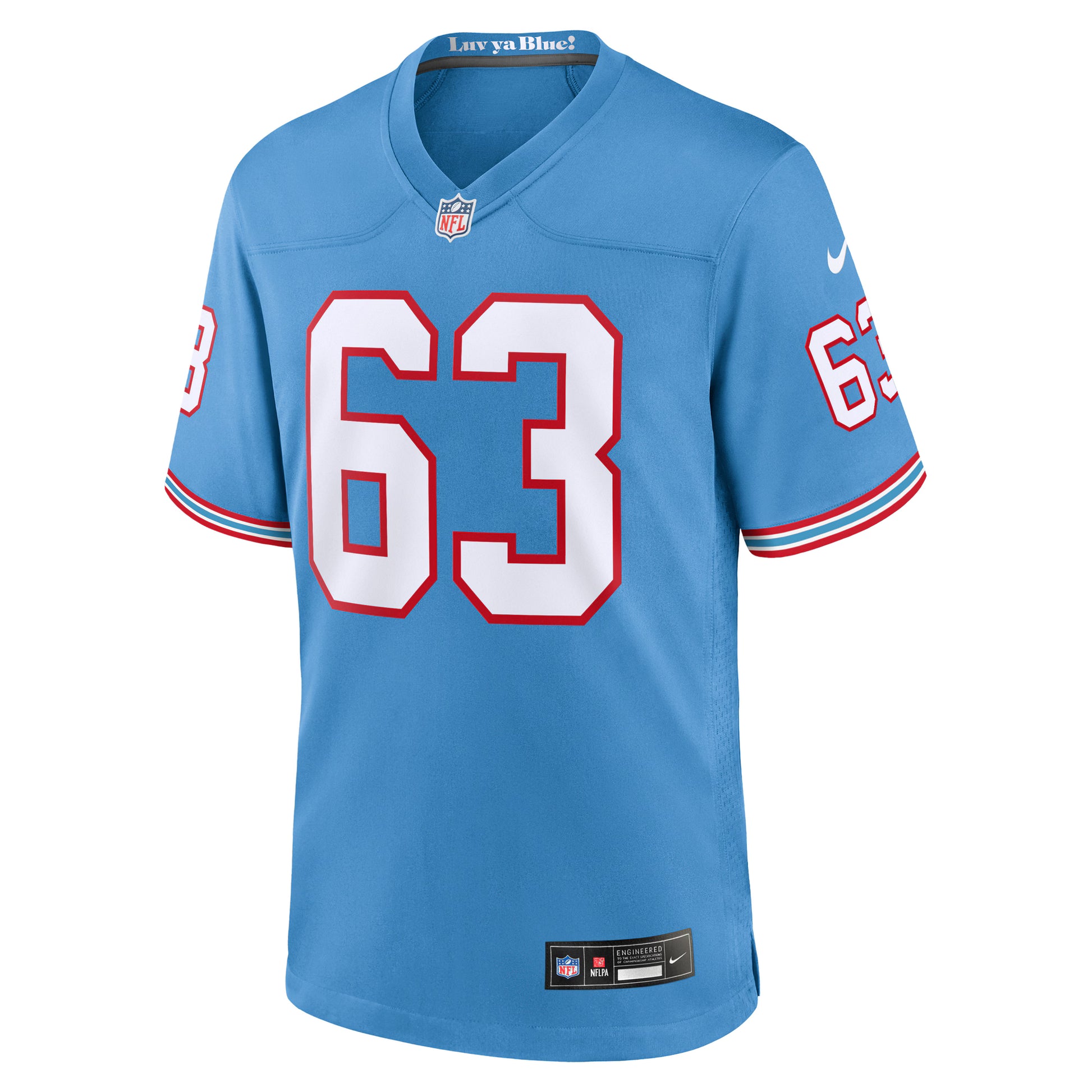 Mike Munchak Tennessee Titans Nike Retired Player Alternate Game Jersey - Light Blue