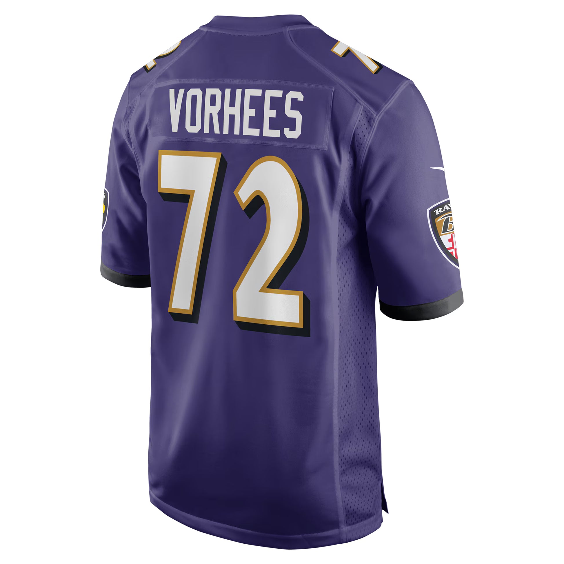 Andrew Vorhees Baltimore Ravens Nike Team Game Jersey -  Purple