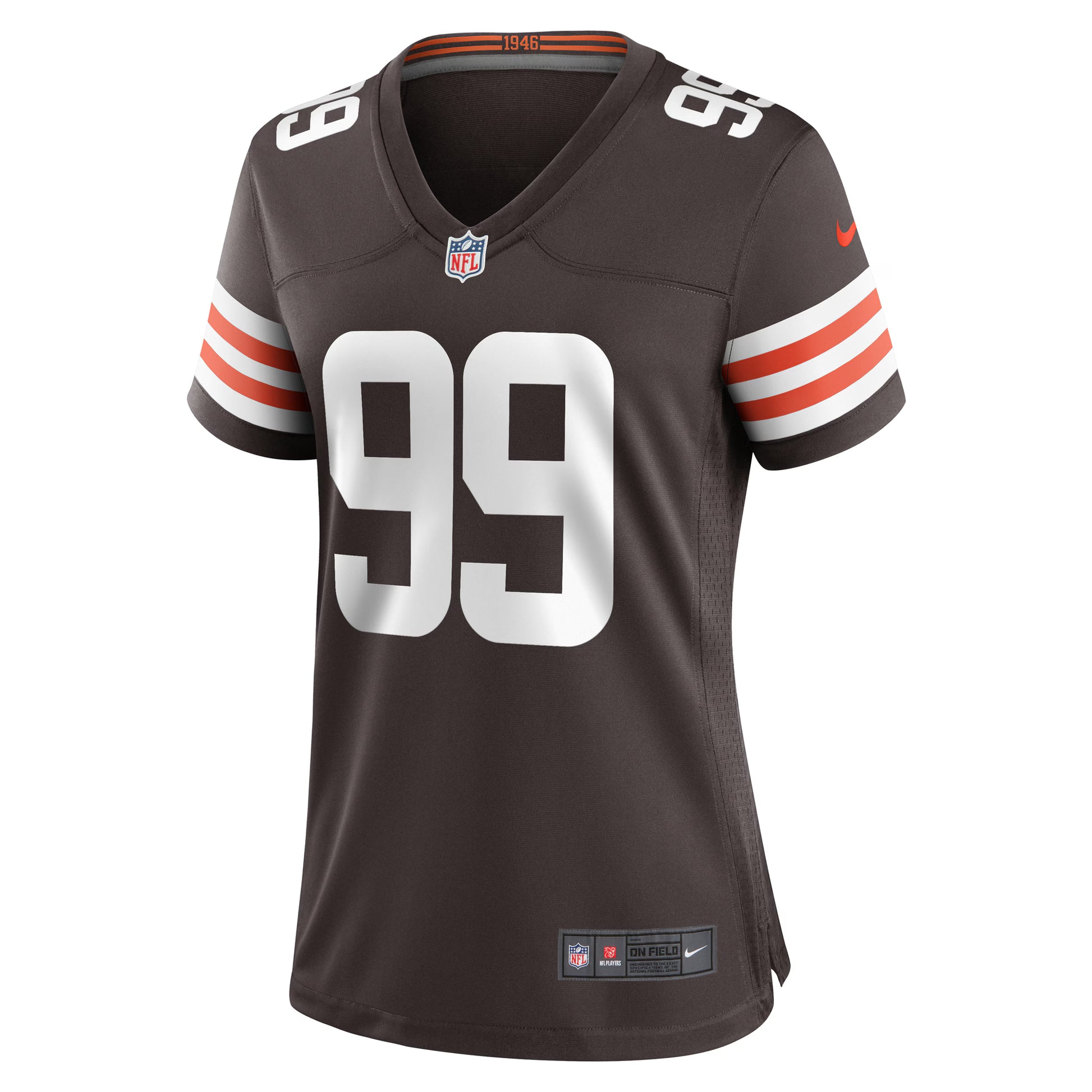 Za'Darius Smith Cleveland Browns Nike Women's Team Game Jersey -  Brown