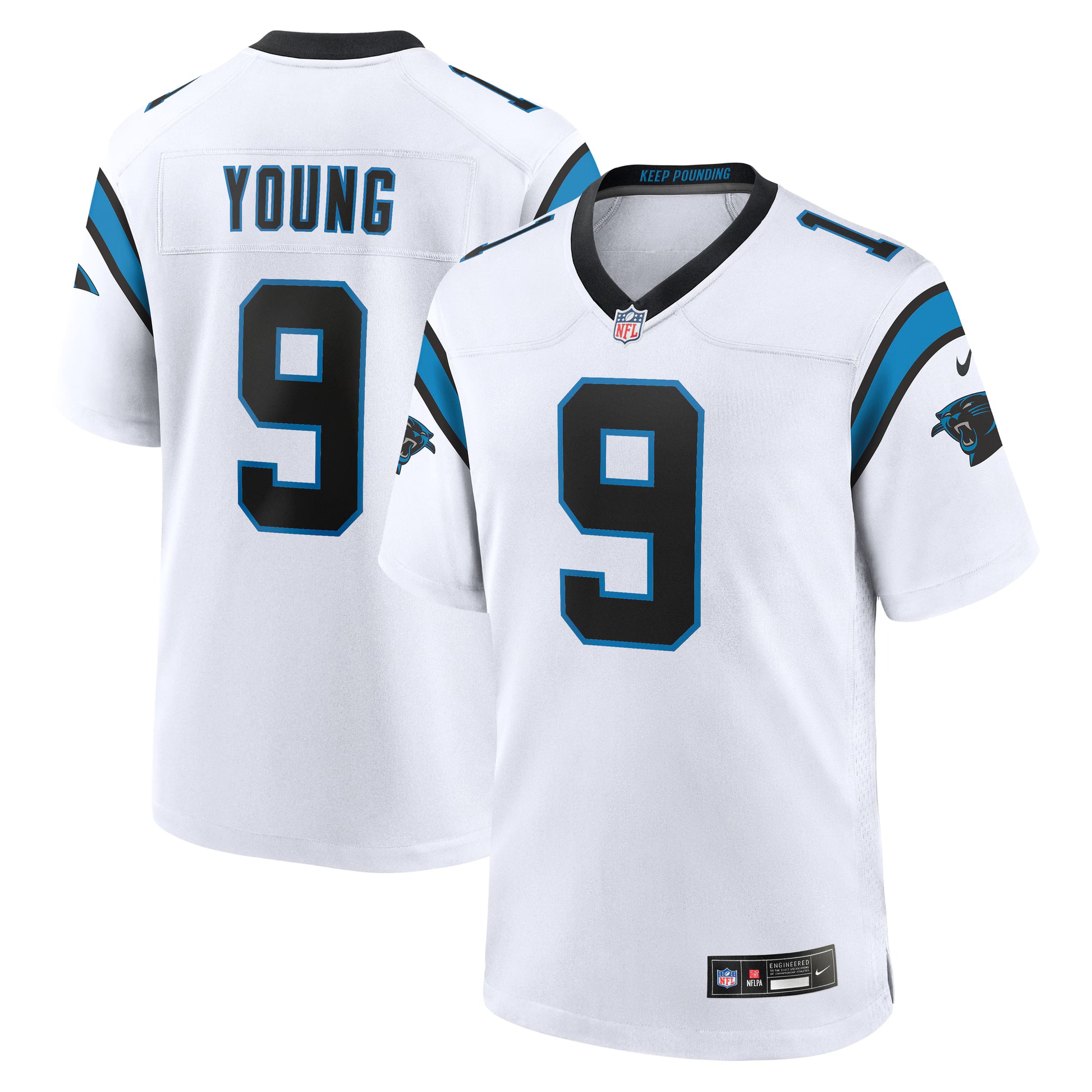 Bryce Young Carolina Panthers Nike Game Jersey - White