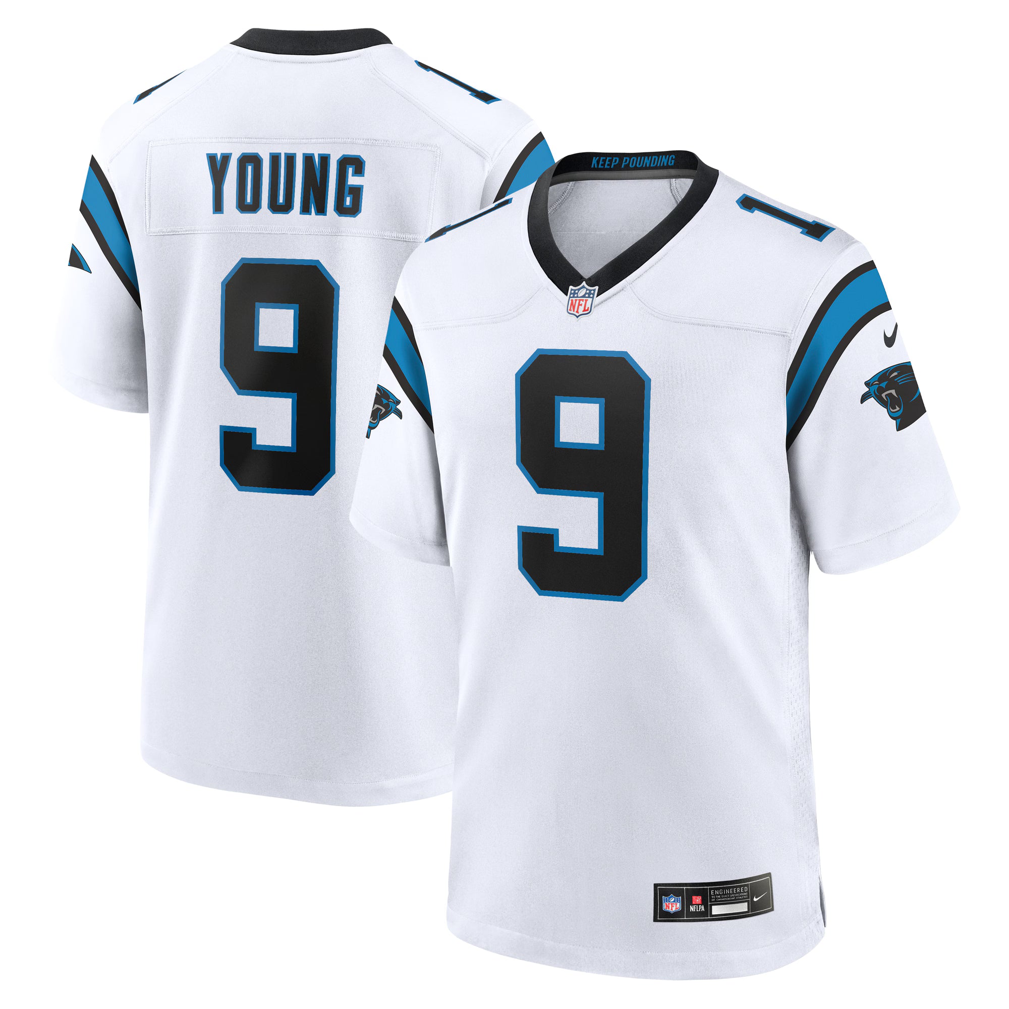 Bryce Young Carolina Panthers Nike Game Jersey - White