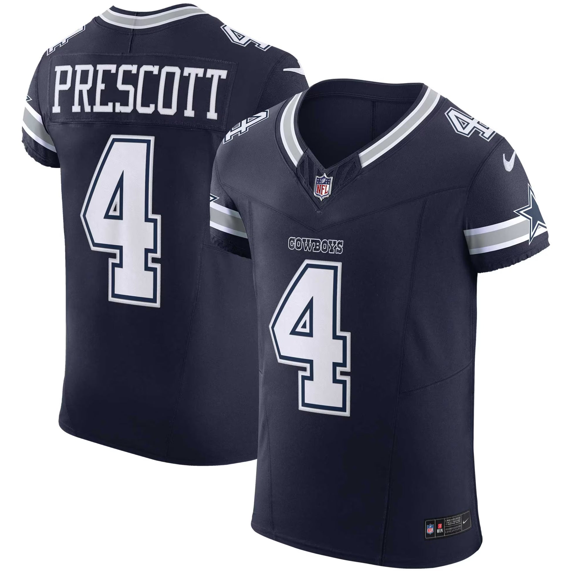 Dak Prescott Dallas Cowboys Nike  Vapor F.U.S.E. Elite Jersey - Navy