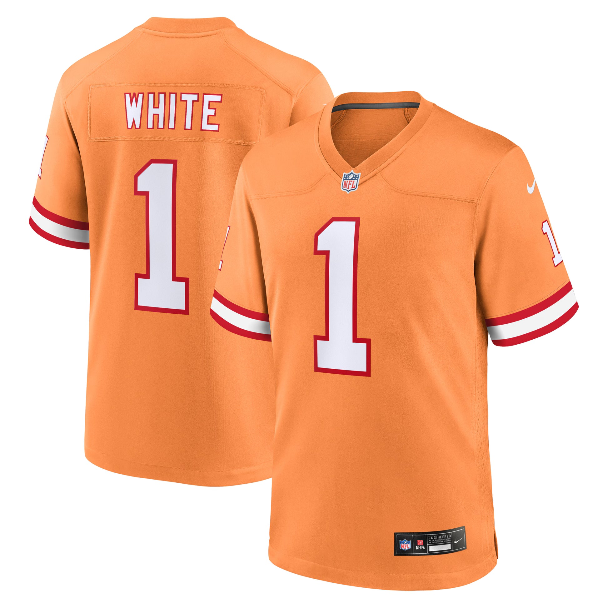 Rachaad White Tampa Bay Buccaneers Nike Alternate Game Jersey - Orange