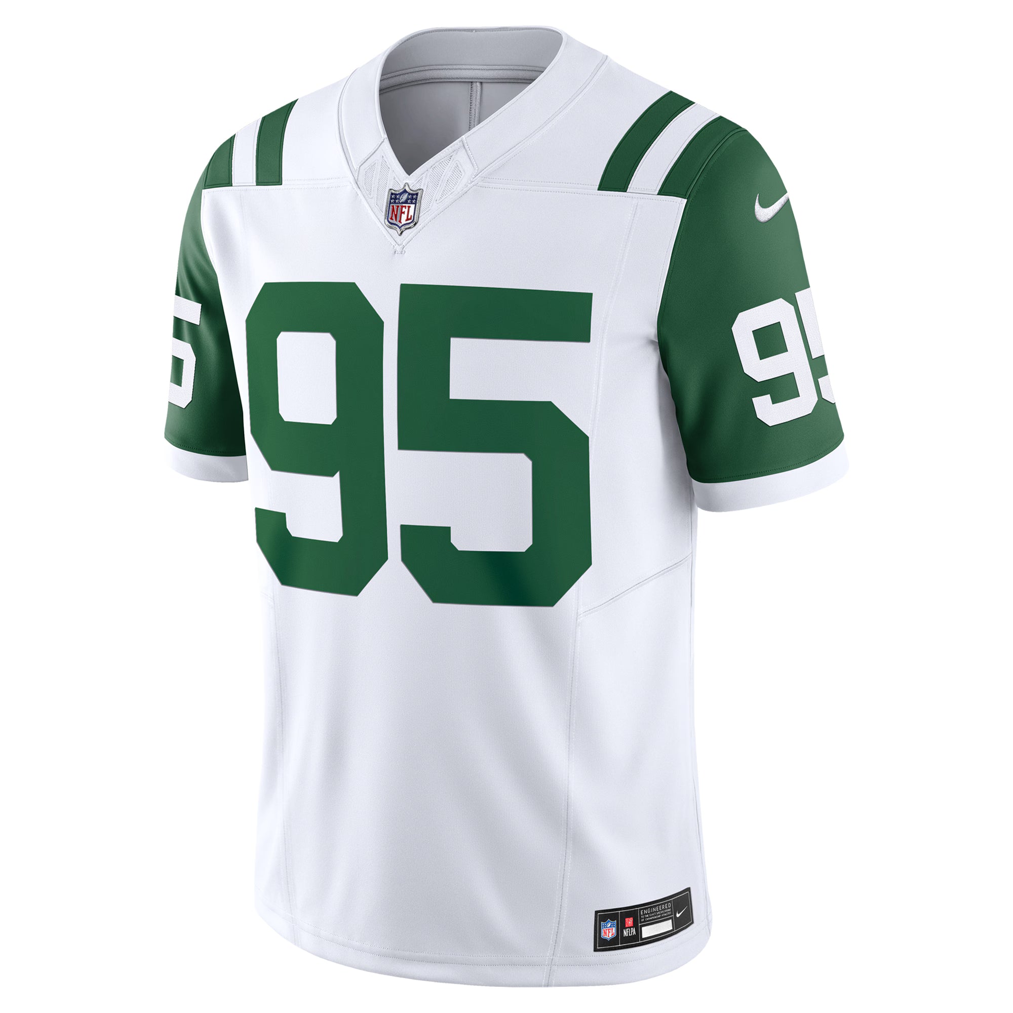 Quinnen Williams New York Jets Nike Classic Alternate Vapor F.U.S.E. Limited Jersey - White