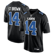 Amon-Ra St. Brown Detroit Lions Nike Carbon Fashion Jersey - Carbon Black