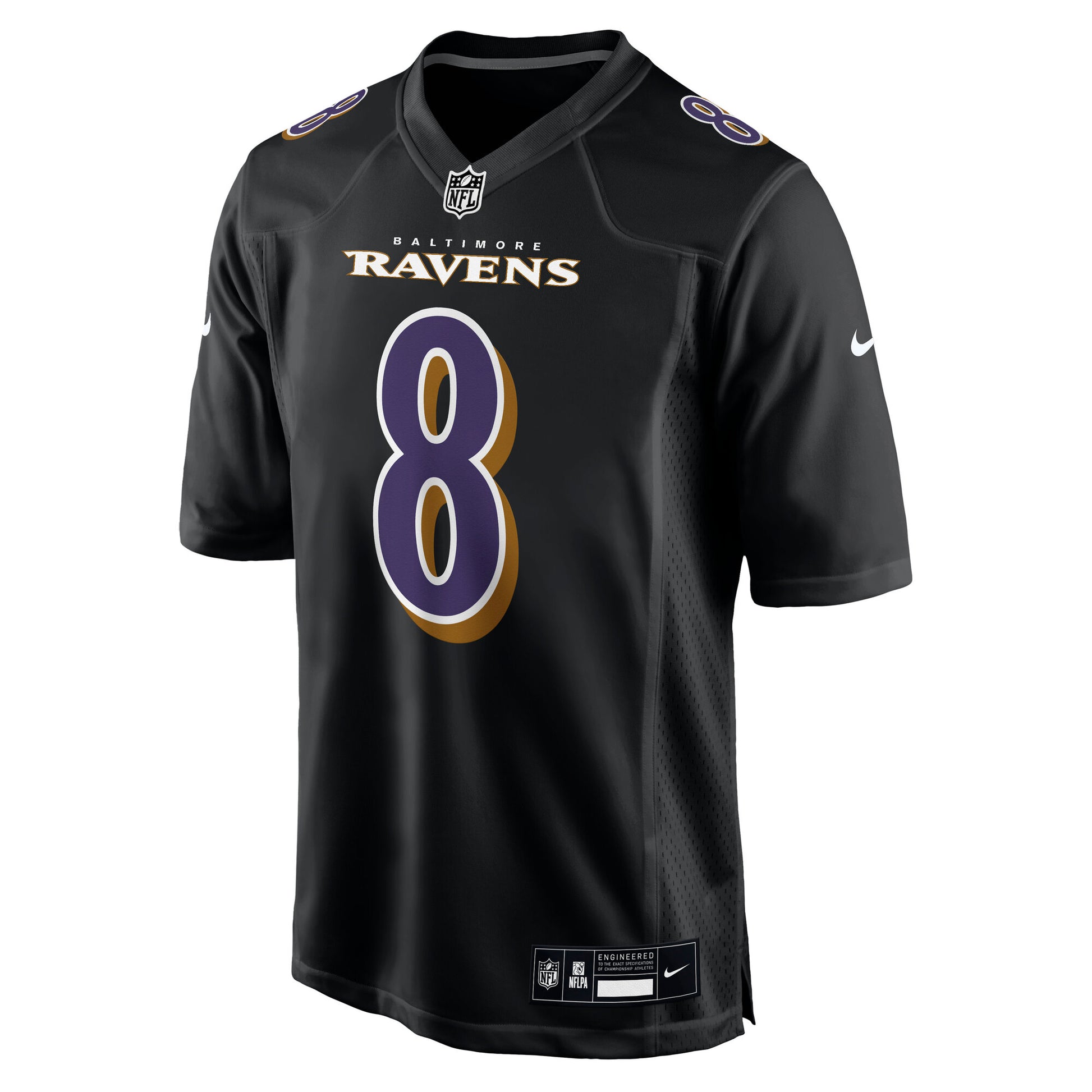 Lamar Jackson Baltimore Ravens Nike Fashion Jersey - Carbon Black