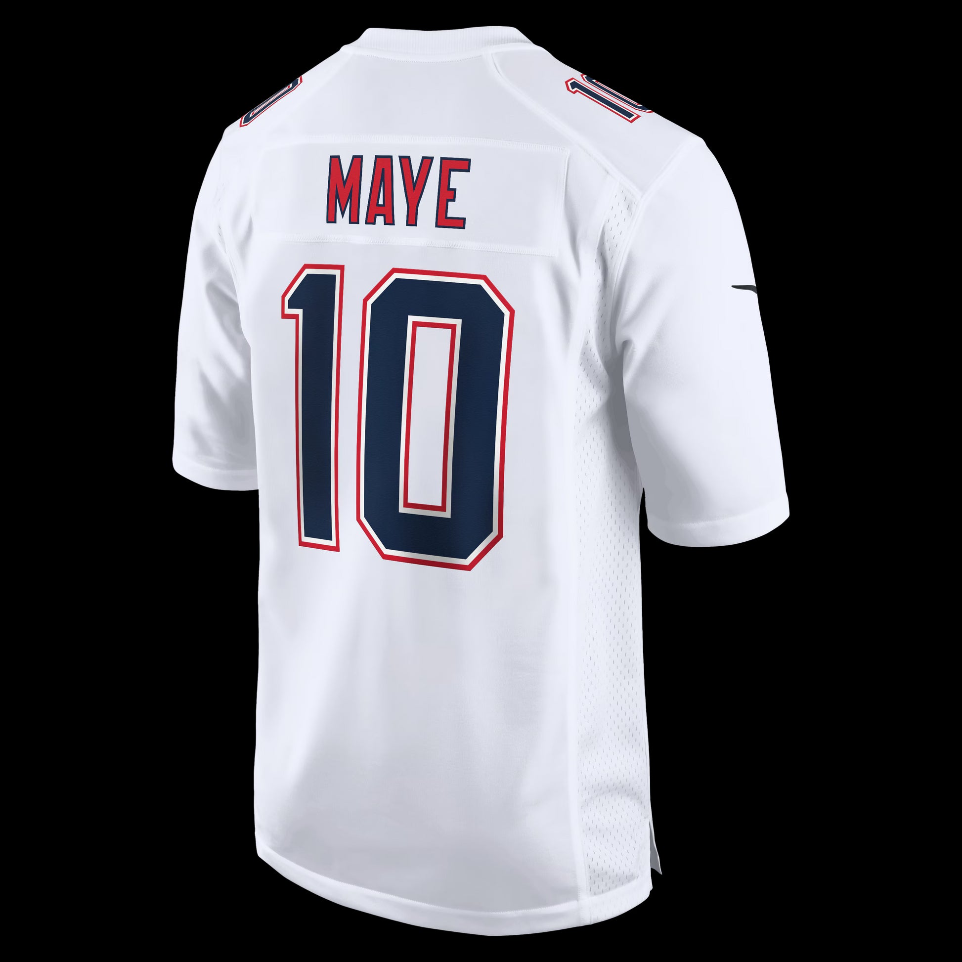 Drake Maye New England Patriots Nike Game Jersey - Tundra White