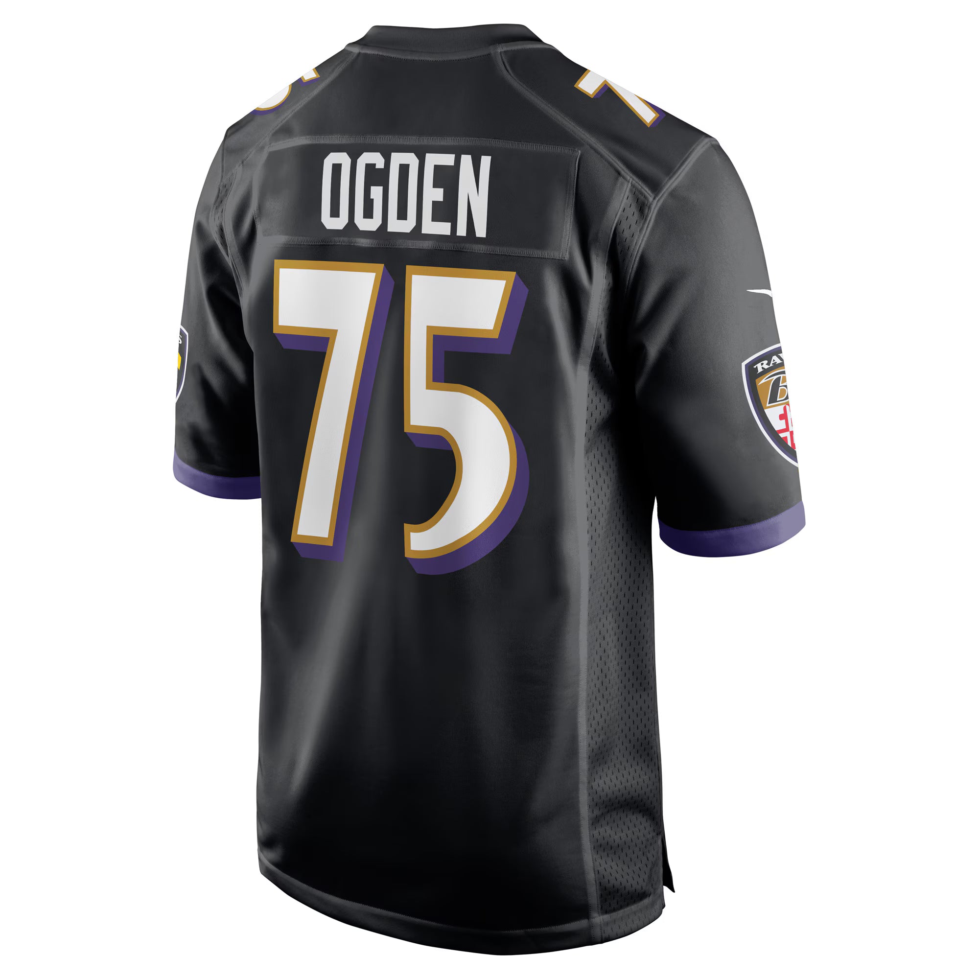 Jonathan Ogden Baltimore Ravens Nike Retired Player Alternate Game Jersey - Black