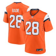Tyler Badie Denver Broncos Nike Team Game Jersey -  Orange