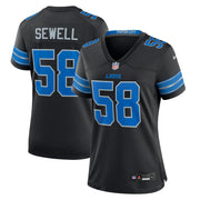 Penei Sewell Detroit Lions Nike Women's 2nd Alternate Game Jersey - Black