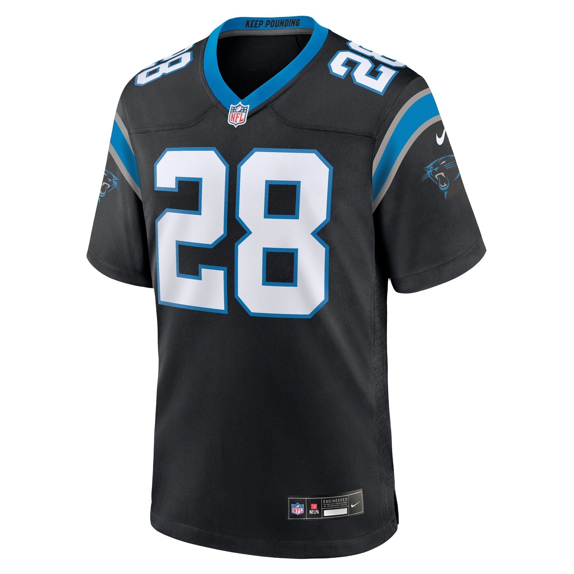 Damarri Mathis Carolina Panthers Nike Team Game Jersey -  Black