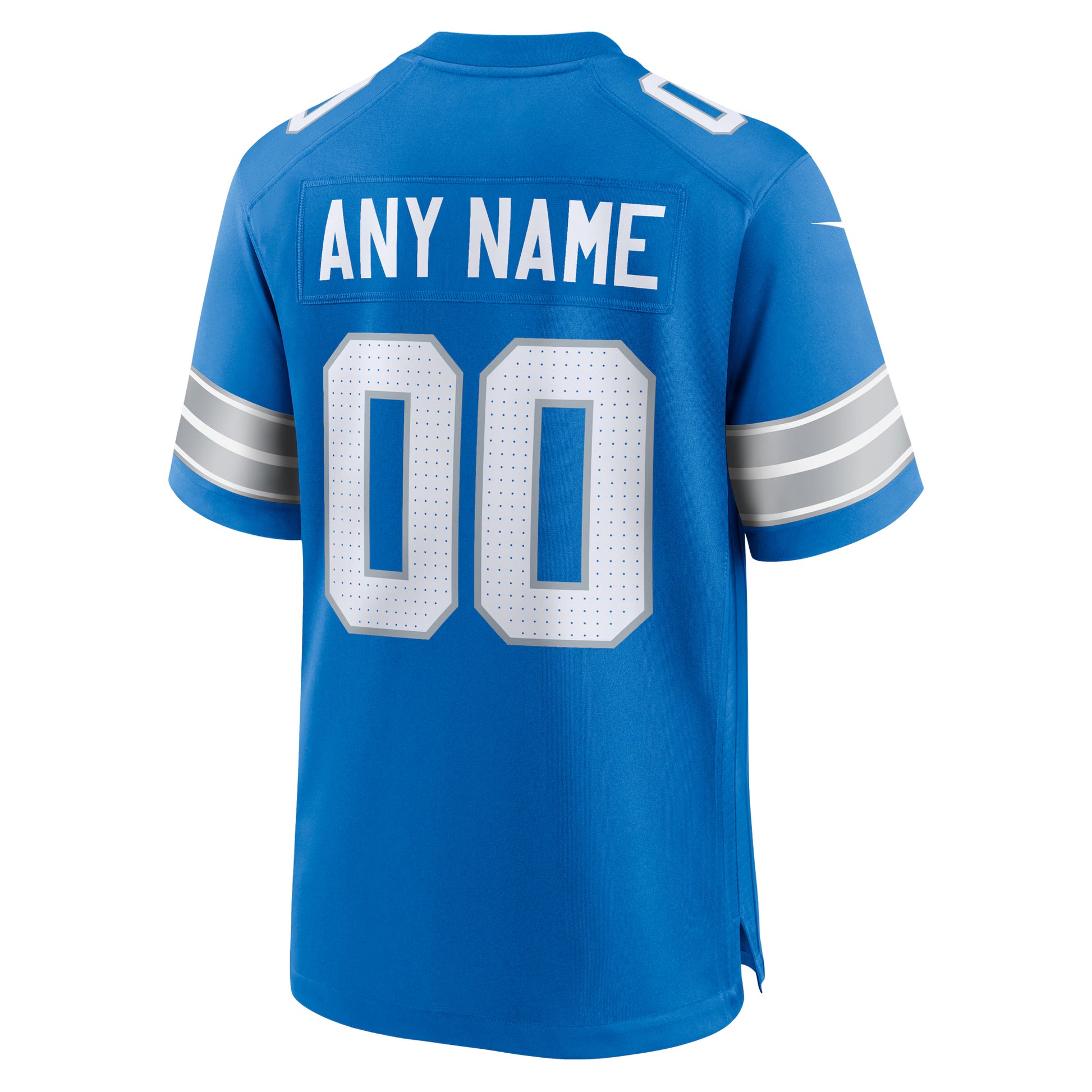 Detroit Lions Nike Custom Game Jersey - Blue