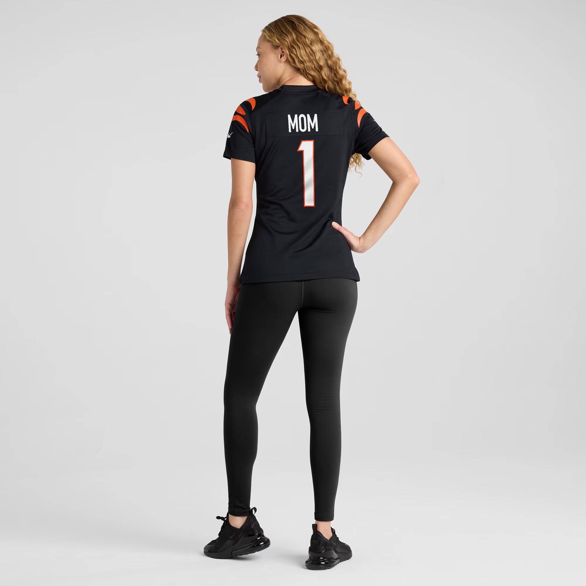 Number 1 Mom Cincinnati Bengals Nike Women's Game Jersey - Black