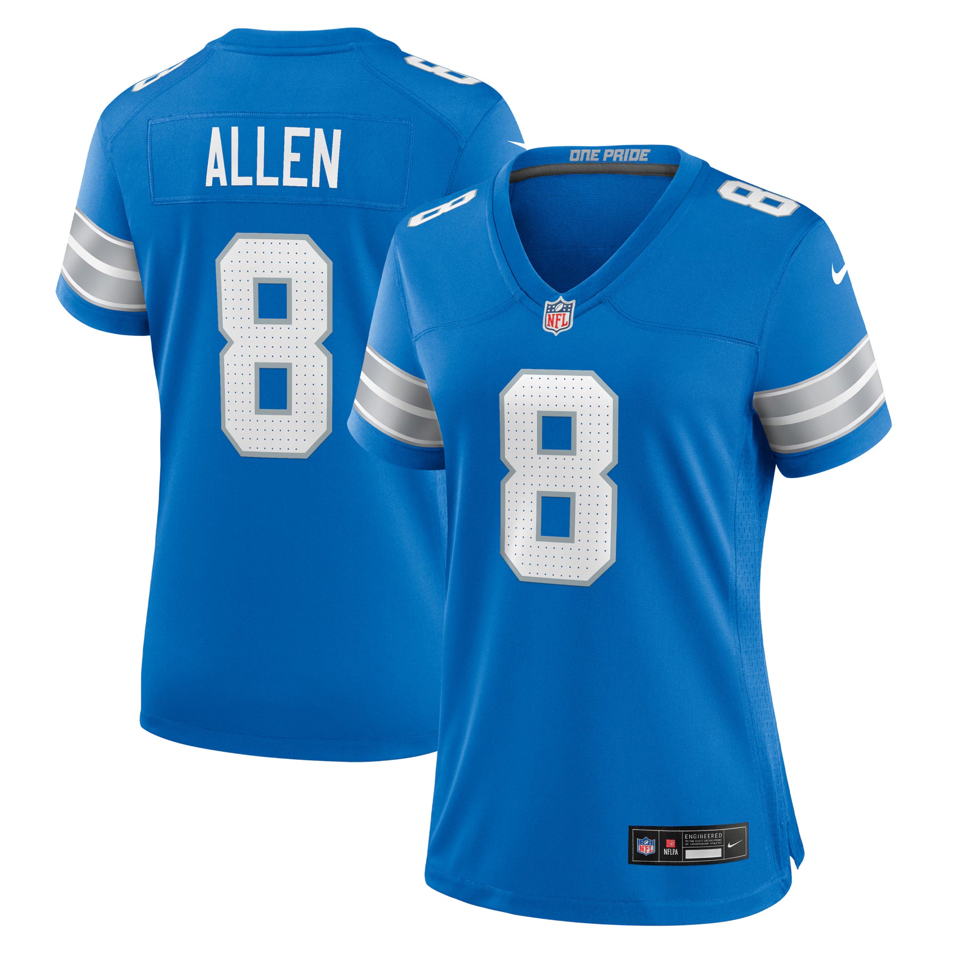Kyle Allen Detroit Lions Nike Women's Team Game Jersey -  Blue