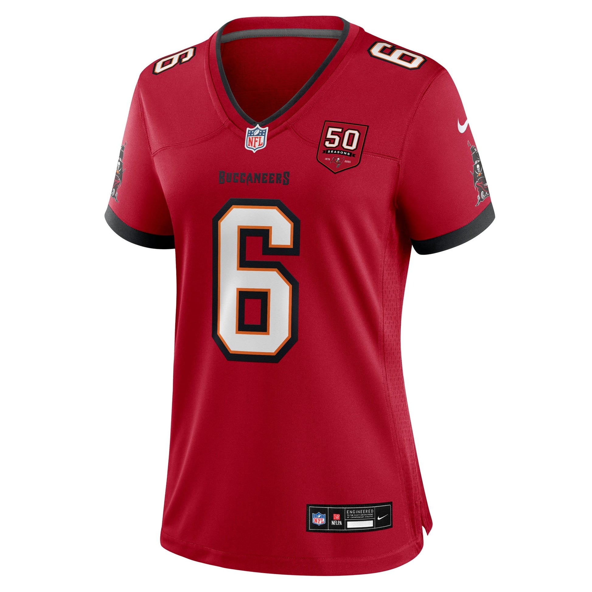 Baker Mayfield Tampa Bay Buccaneers Nike Women's 50th Season Team Game Jersey - Red
