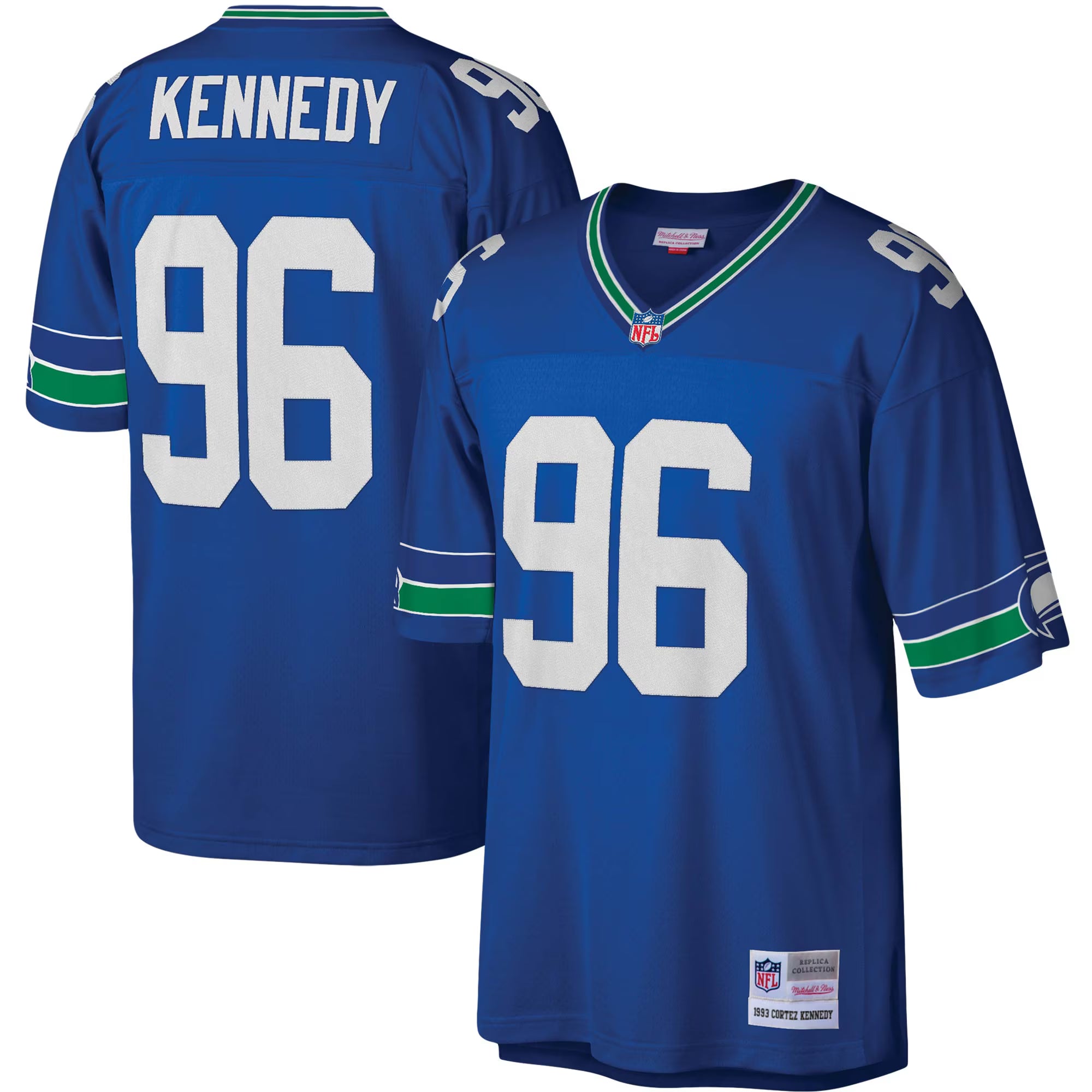 Cortez Kennedy Seattle Seahawks Mitchell &amp; Ness Legacy Replica Jersey - Royal