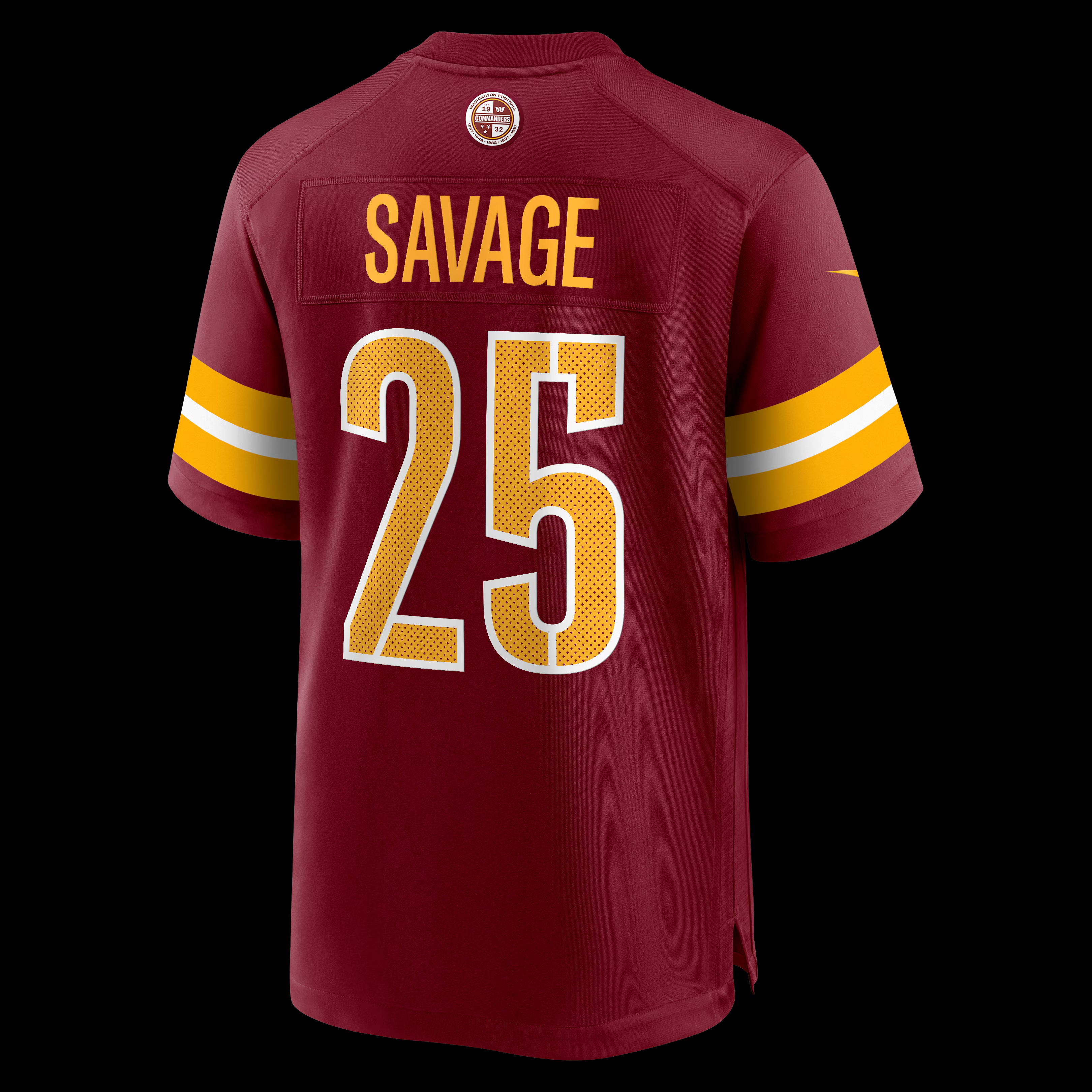 Darnell Savage Washington Commanders Nike Team Game Jersey -  Burgundy