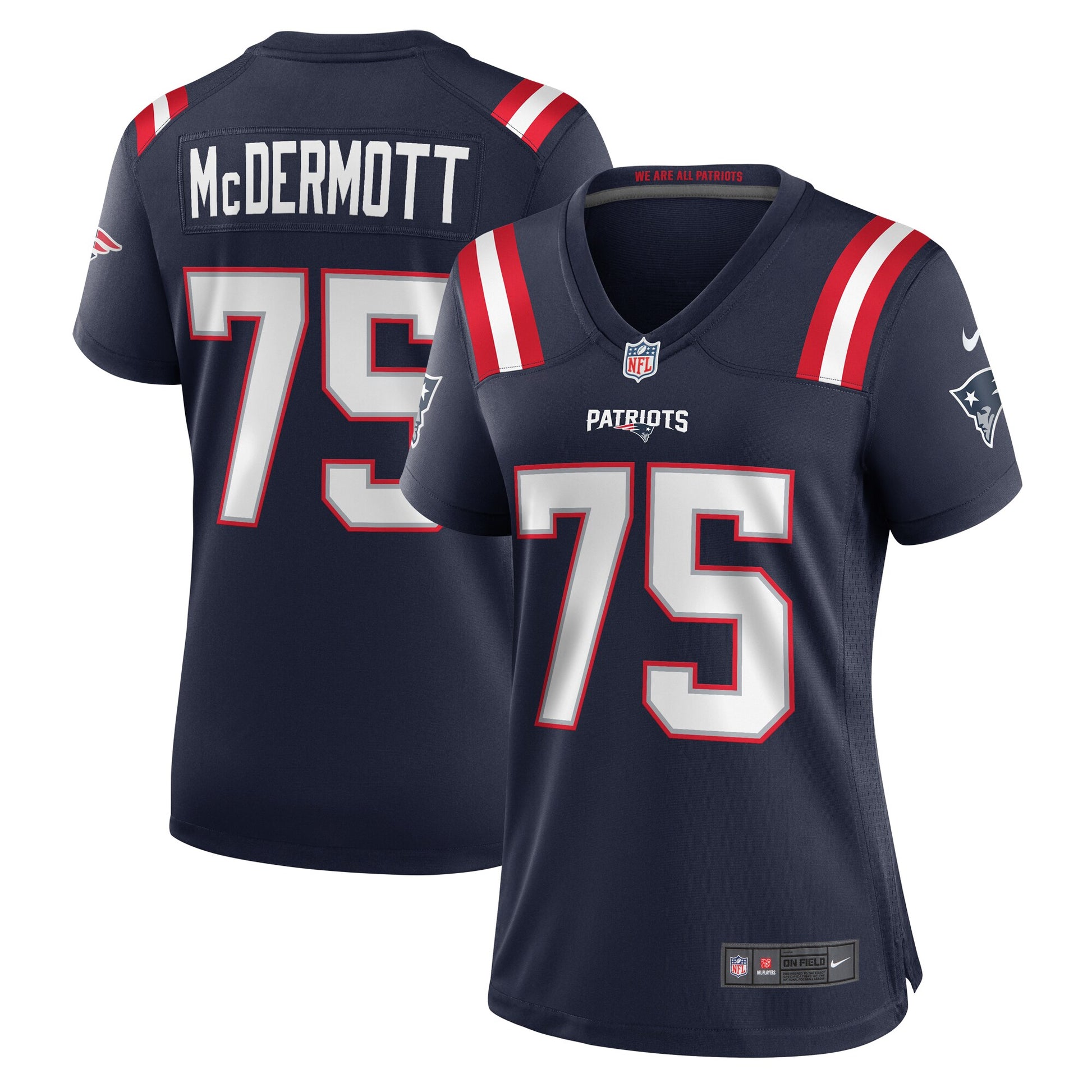 Conor McDermott New England Patriots Nike Women's Game Jersey - Navy