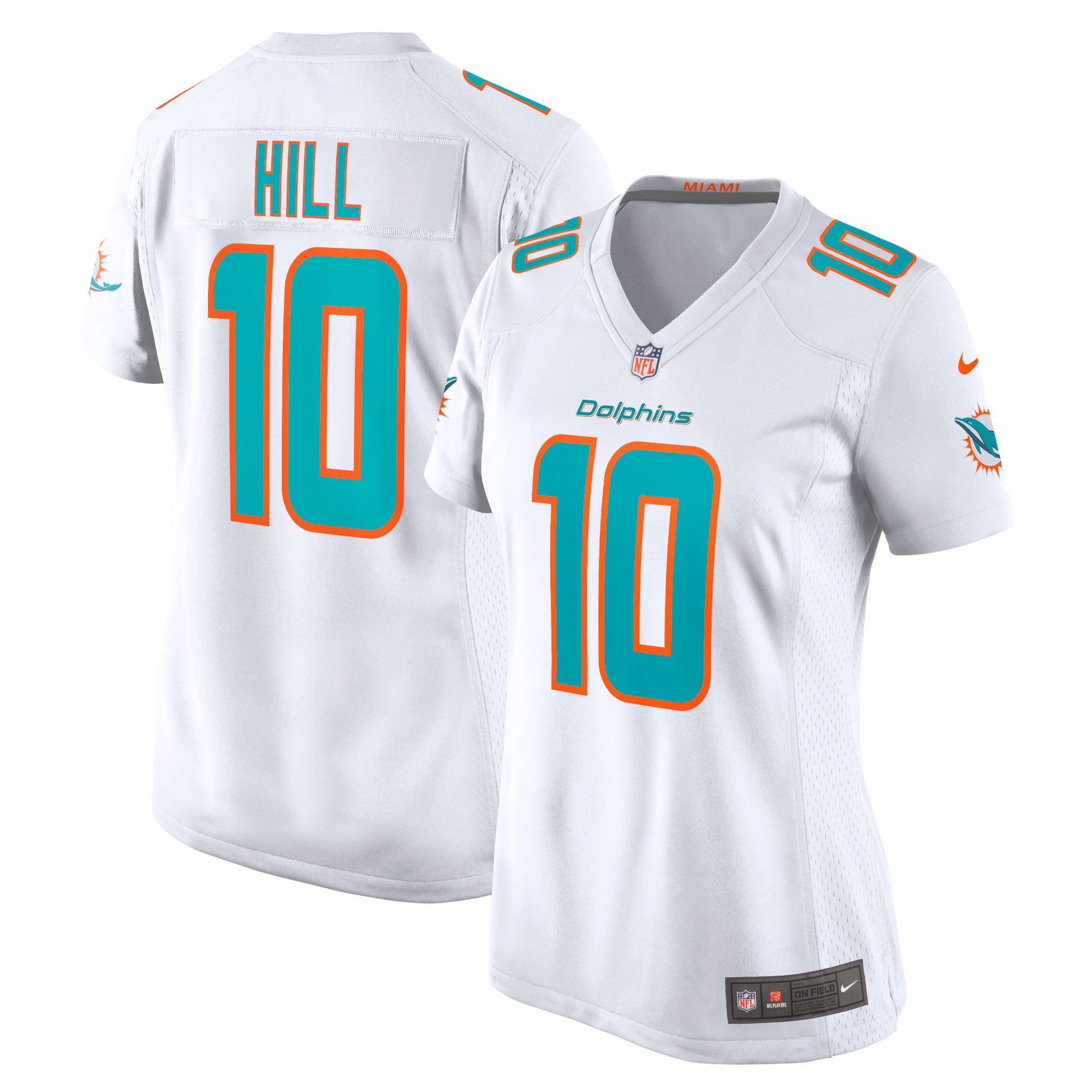 Tyreek Hill Miami Dolphins Nike Women's Player Jersey - White