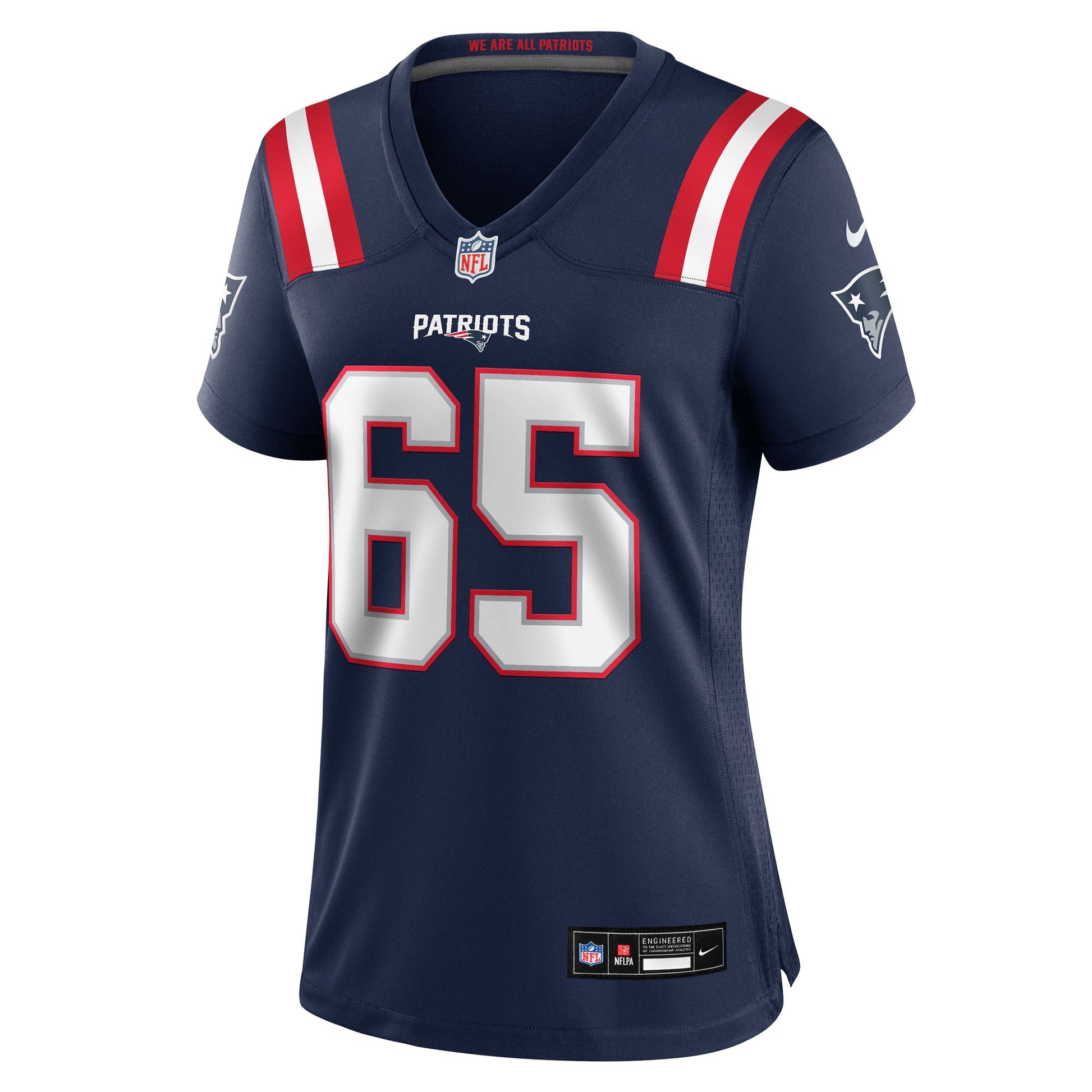 Garrett Bradbury New England Patriots Nike Women's Team Game Jersey -  Navy