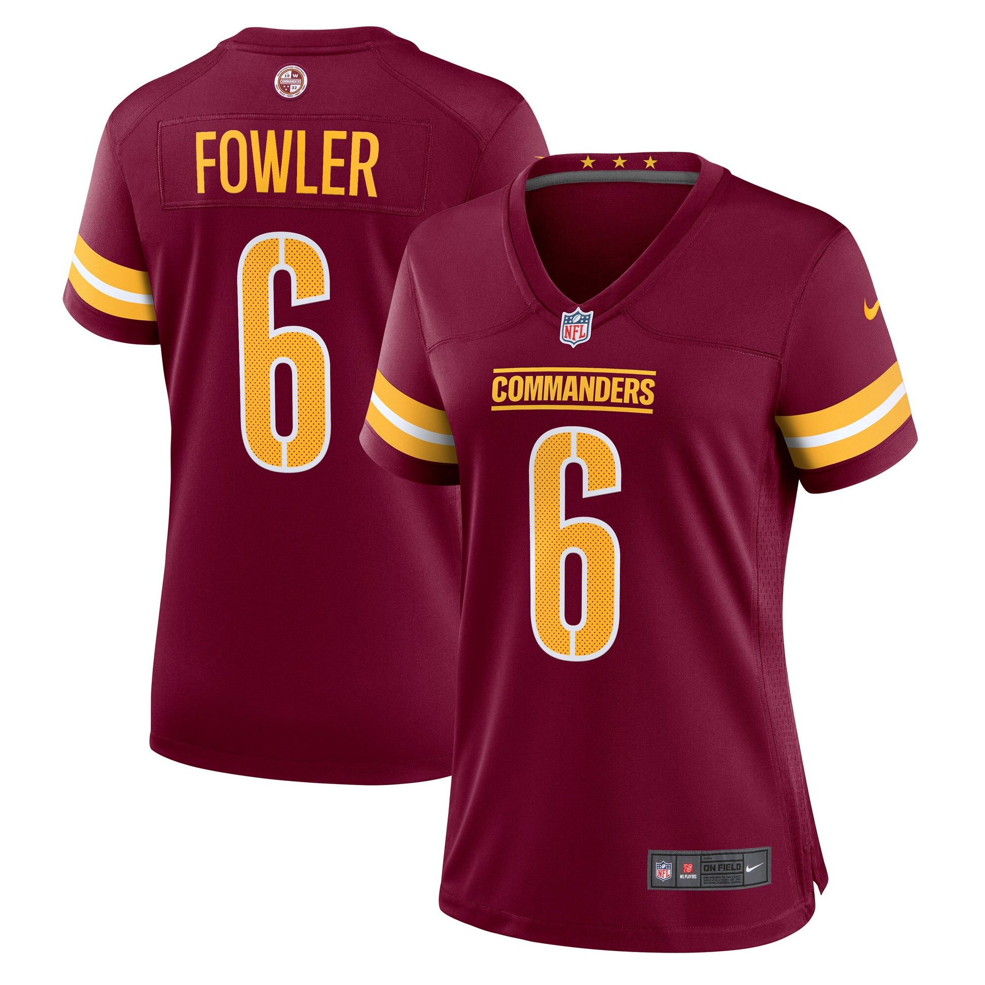 Dante Fowler Jr. Washington Commanders Nike Women's Game Jersey -  Burgundy