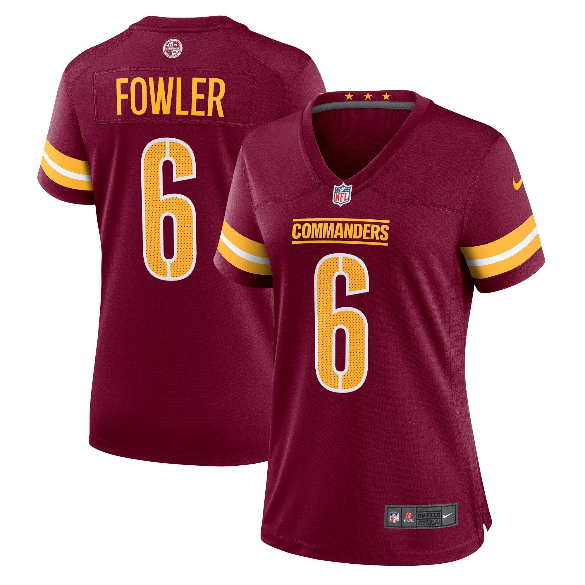 Dante Fowler Jr. Washington Commanders Nike Women's Game Jersey -  Burgundy