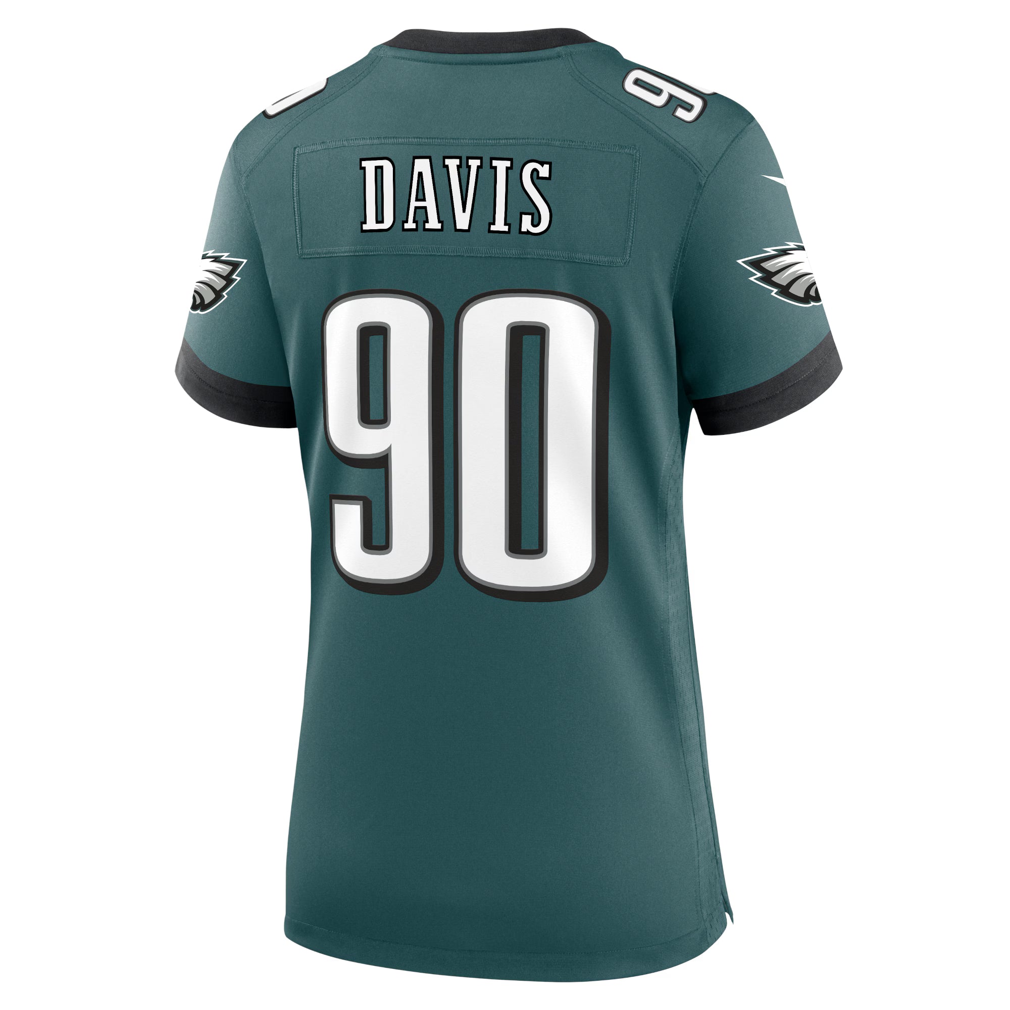 Jordan Davis Philadelphia Eagles Nike Women's Team Game Jersey - Midnight Green